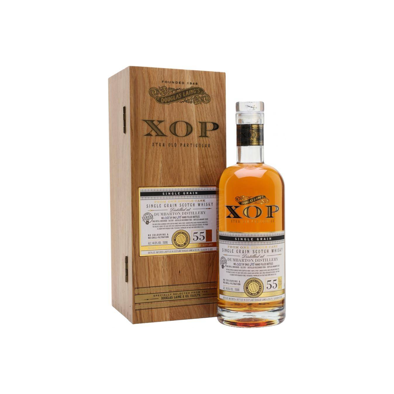Dumbarton 1964 55 Years Single Grain Whisky
