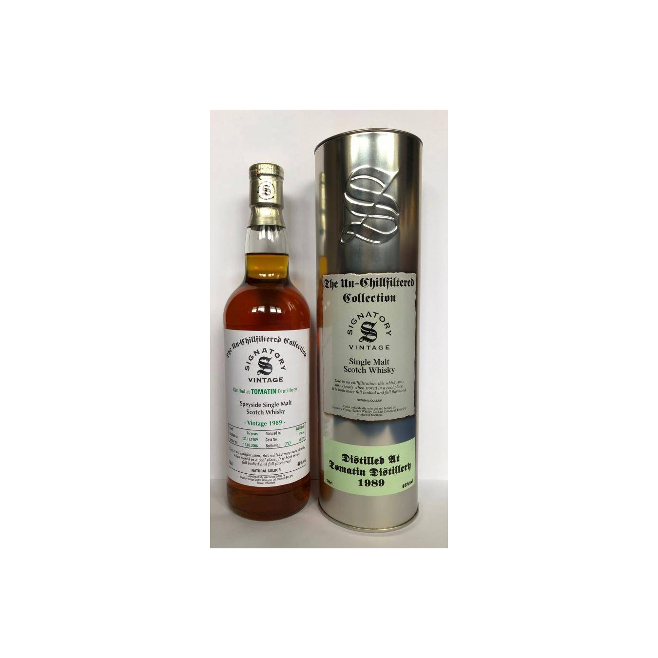 Tomatin The Un-Chillfiltered Collection 1989 16 Years Single Malt Whisky 2