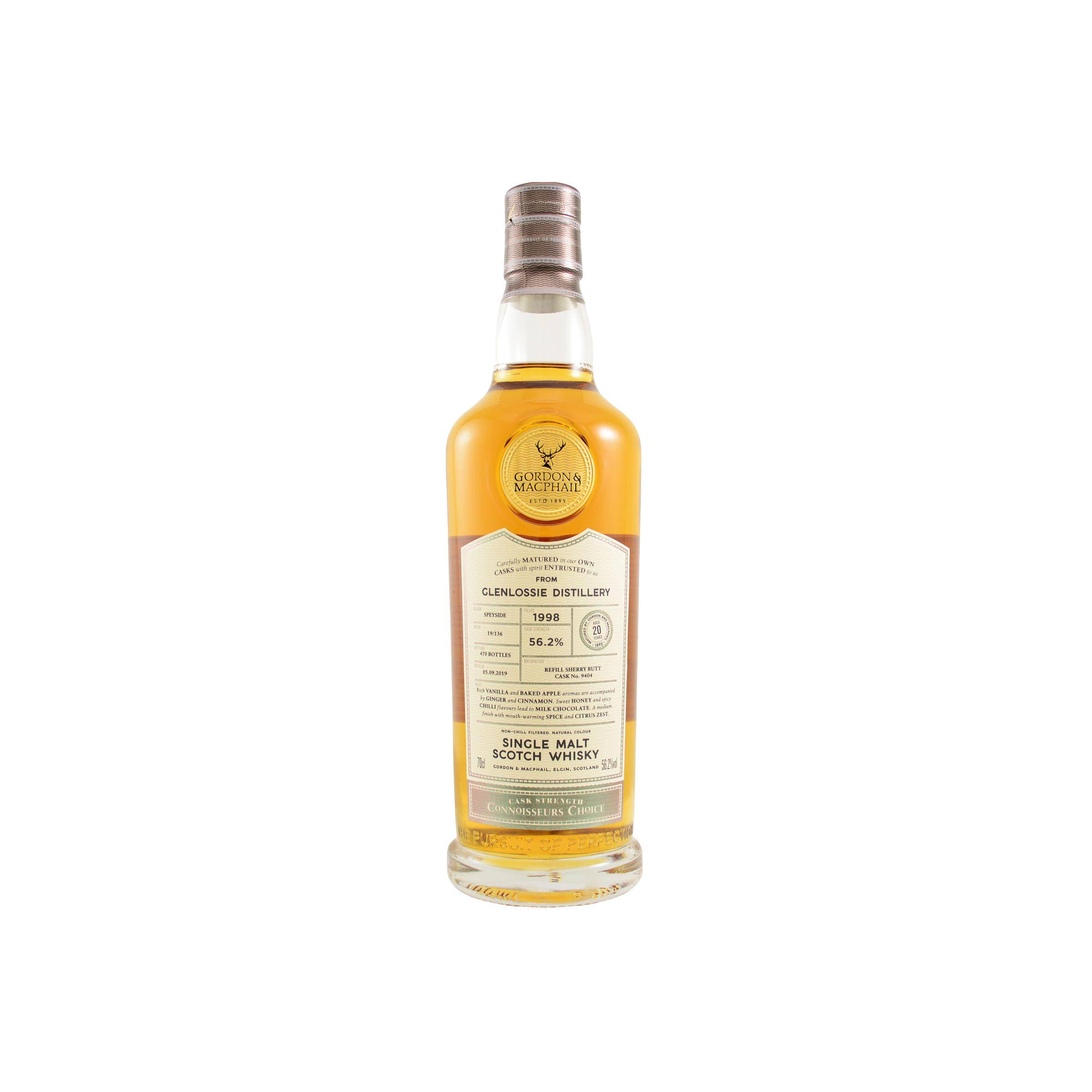Glenlossie Connoisseurs Choice - Cask Strength 1998 20 Years Single Malt Whisky