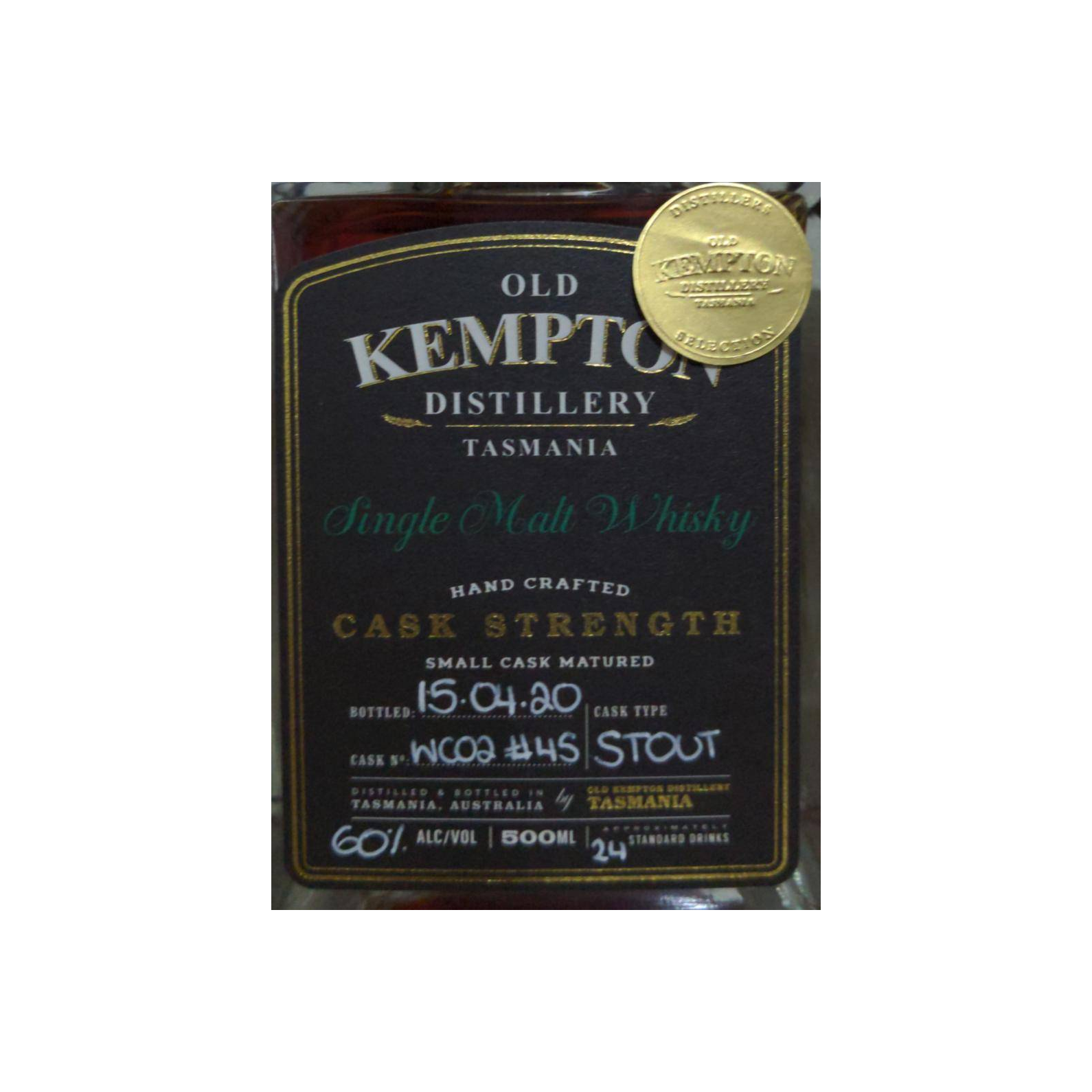 Old Kempton Cask Strength 2