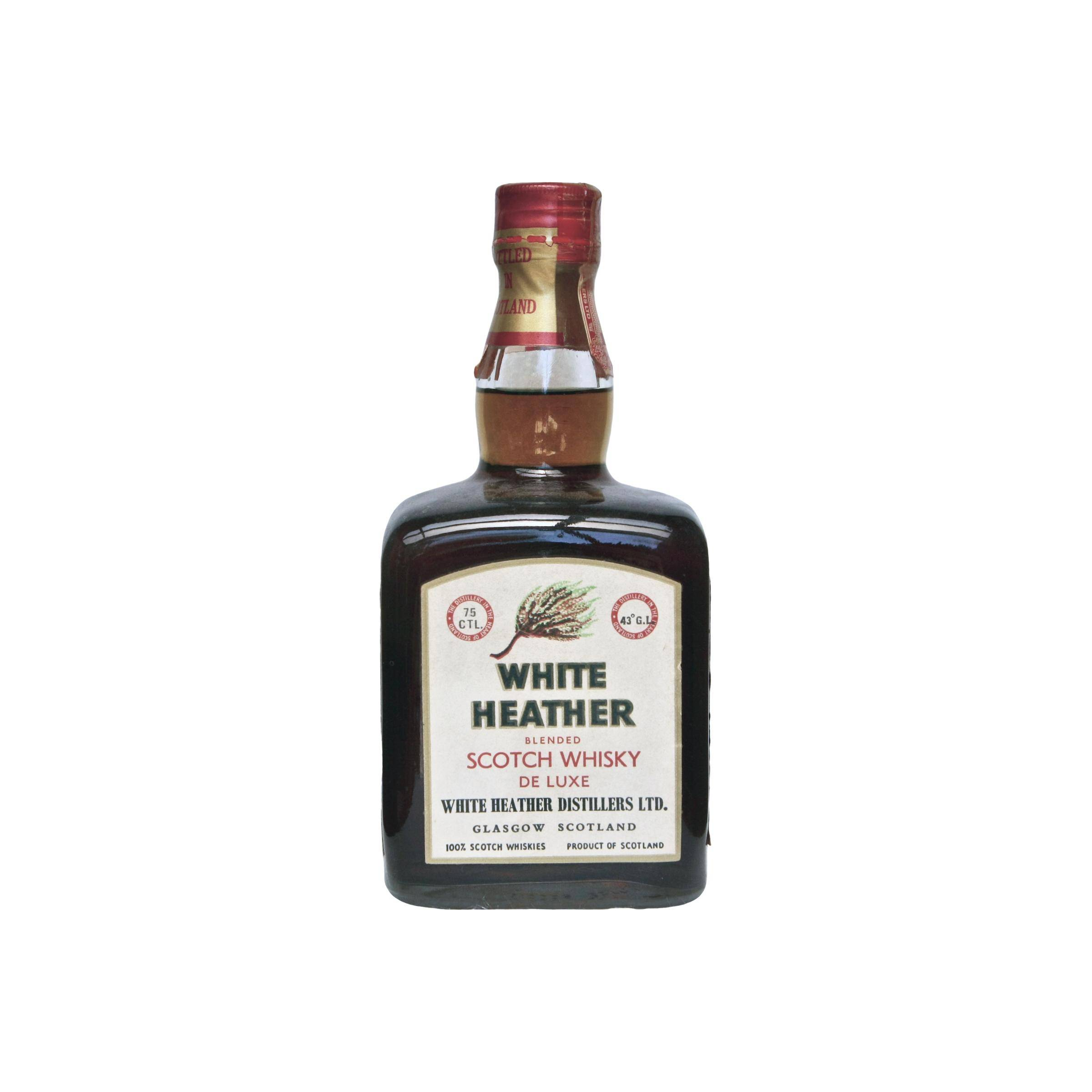 White Heather Blended Scotch Whisky De Luxe