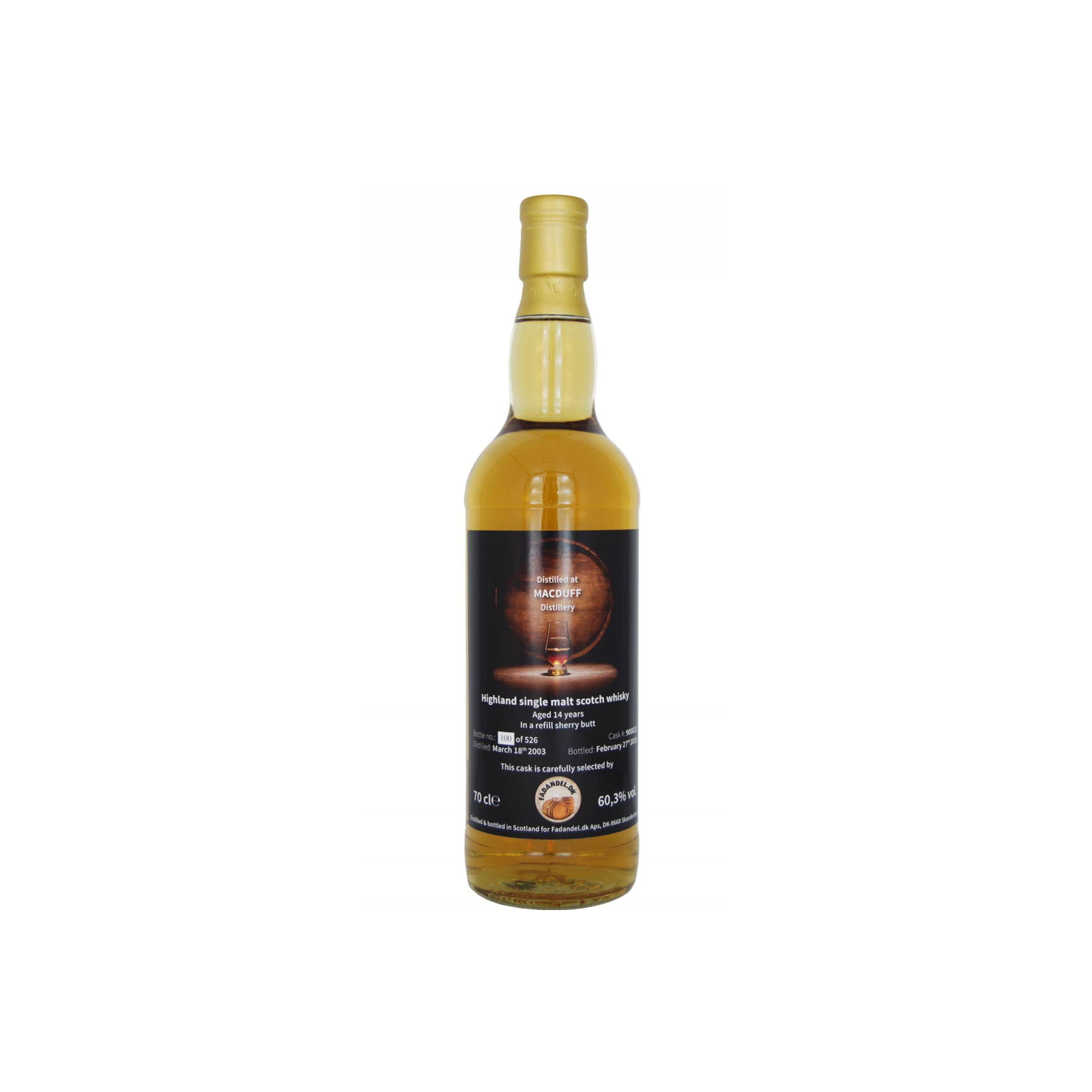 Macduff 2003 14 Years Single Malt Whisky