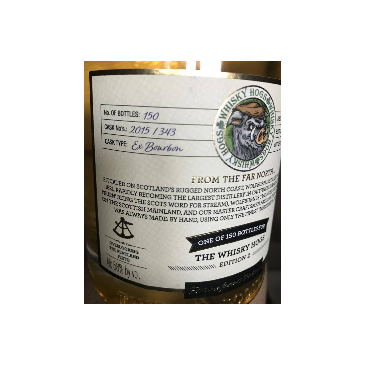 Wolfburn 2015 5 Years Single Malt Whisky 3