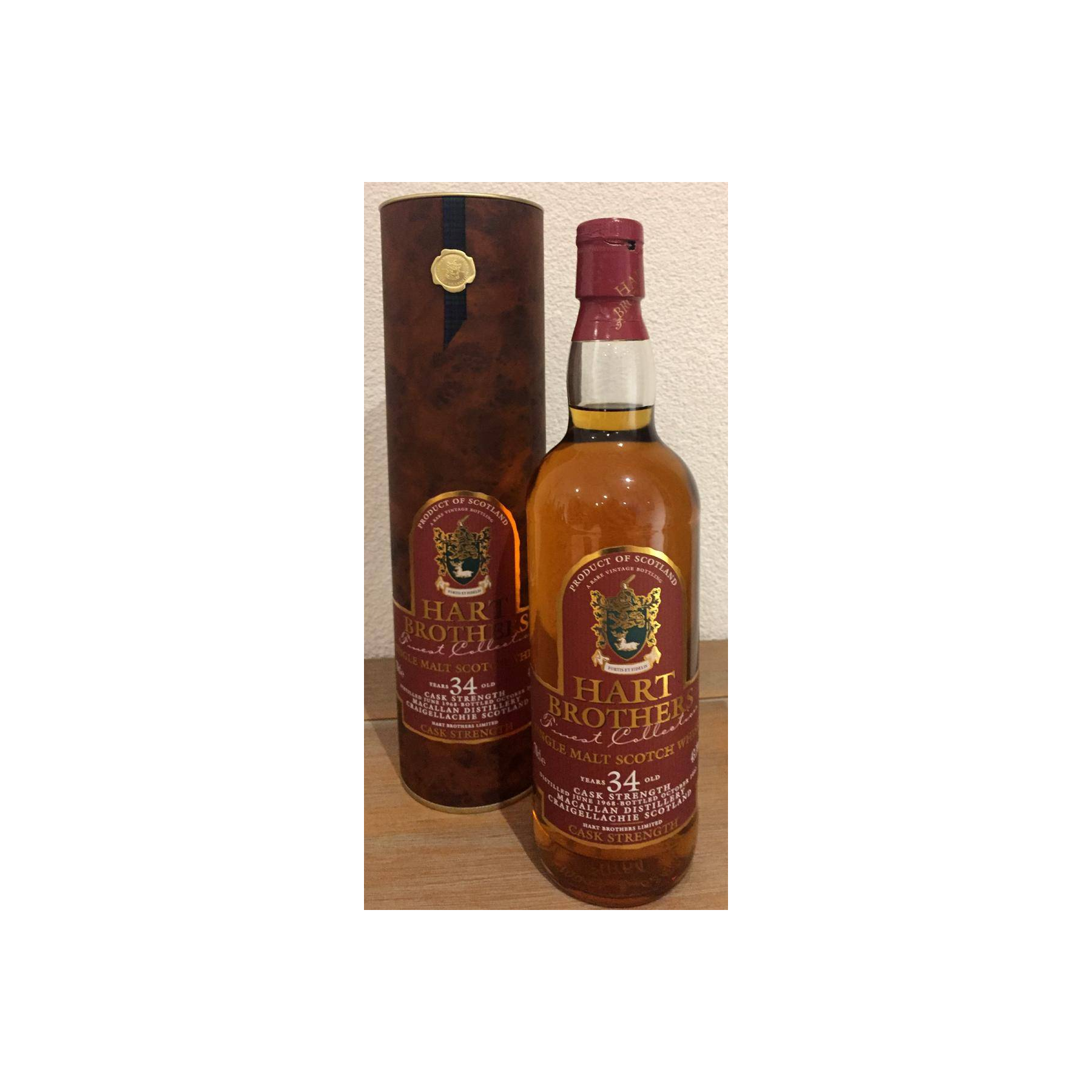 The Macallan Finest Collection 1968 34 Years Single Malt Whisky