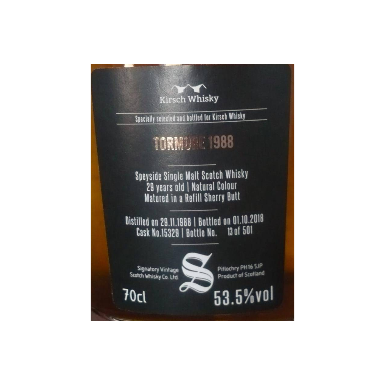 Tormore Cask Strength Collection 1988 29 Years Single Malt Whisky 2
