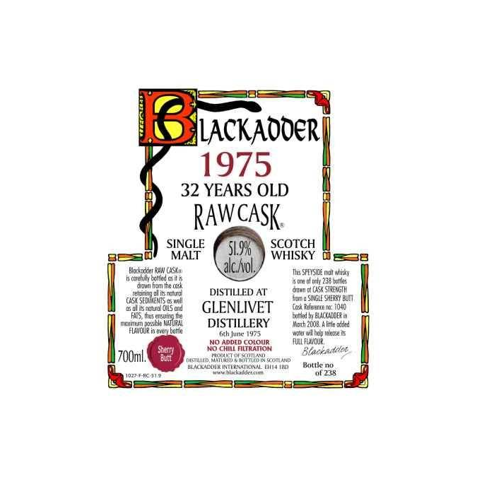 The Glenlivet Raw Cask 1975 32 Years Single Malt Whisky 2