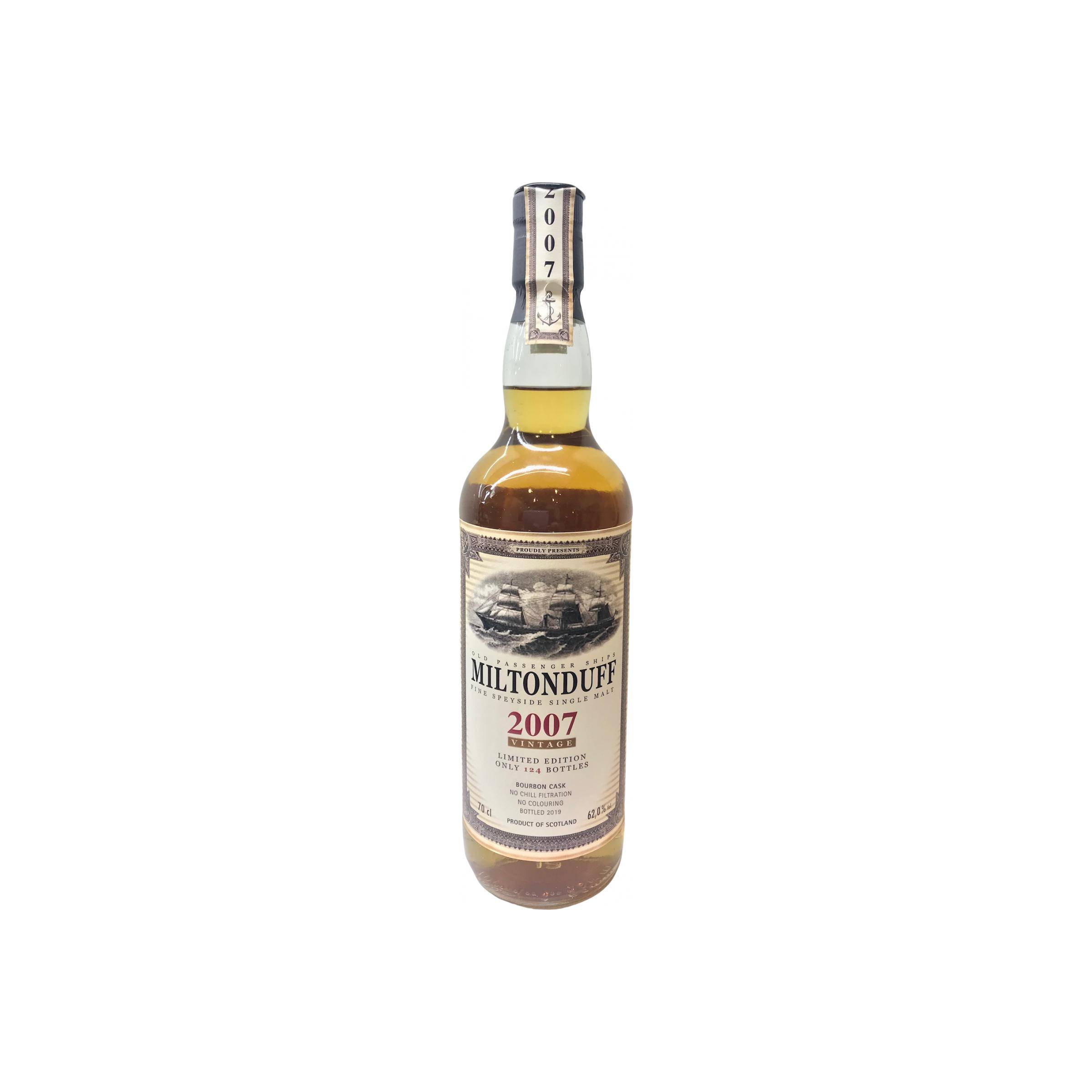 Miltonduff 2007 12 Years Single Malt Whisky 2