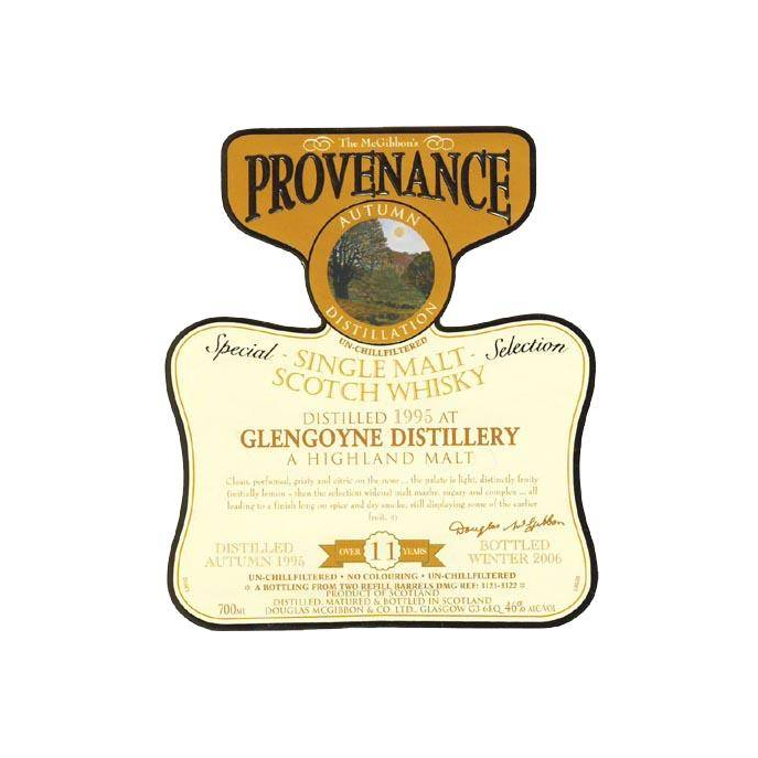 Glengoyne McGibbon's Provenance 1995 11 Years Single Malt Whisky 2