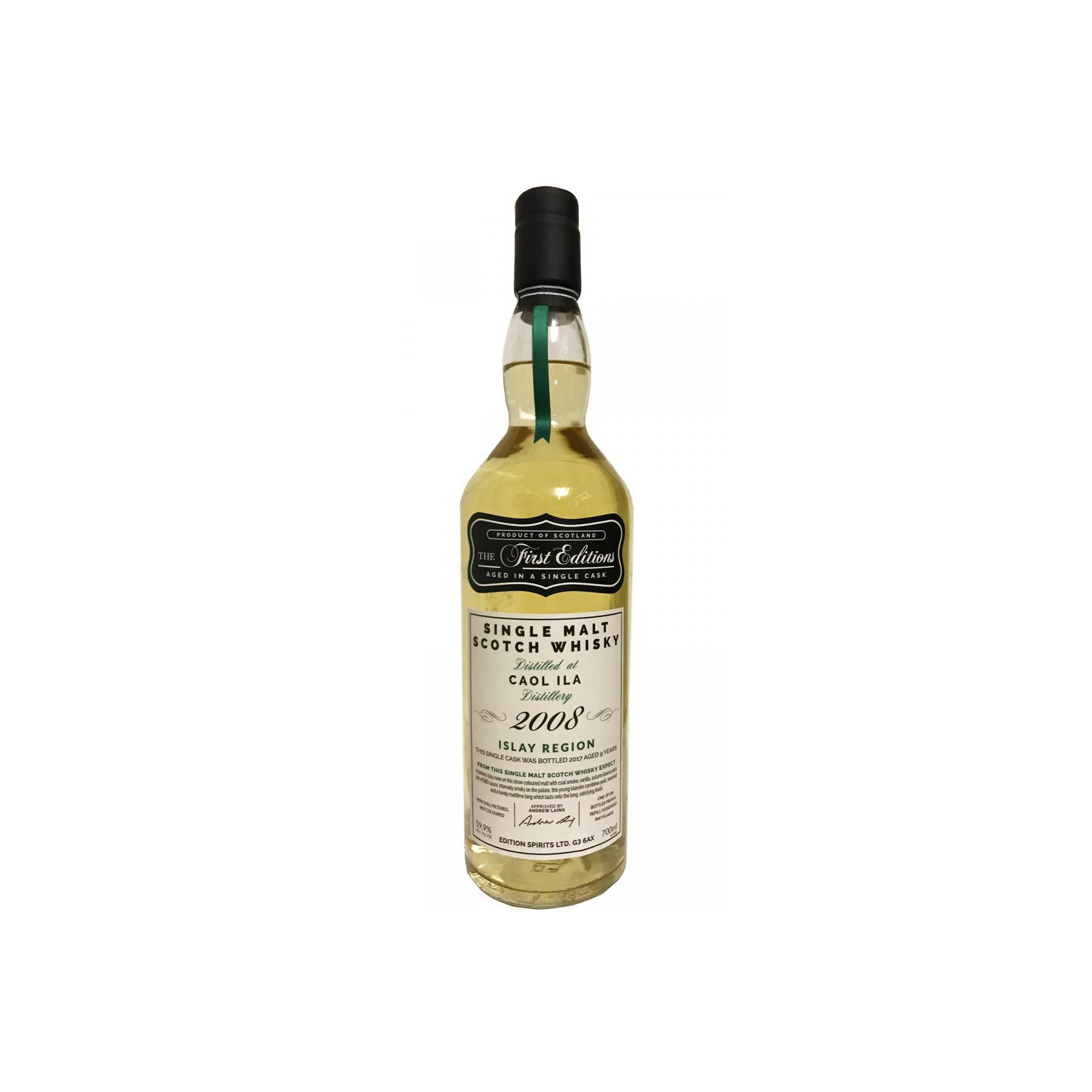 Caol Ila The First Editions 2008 9 Years Single Malt Whisky