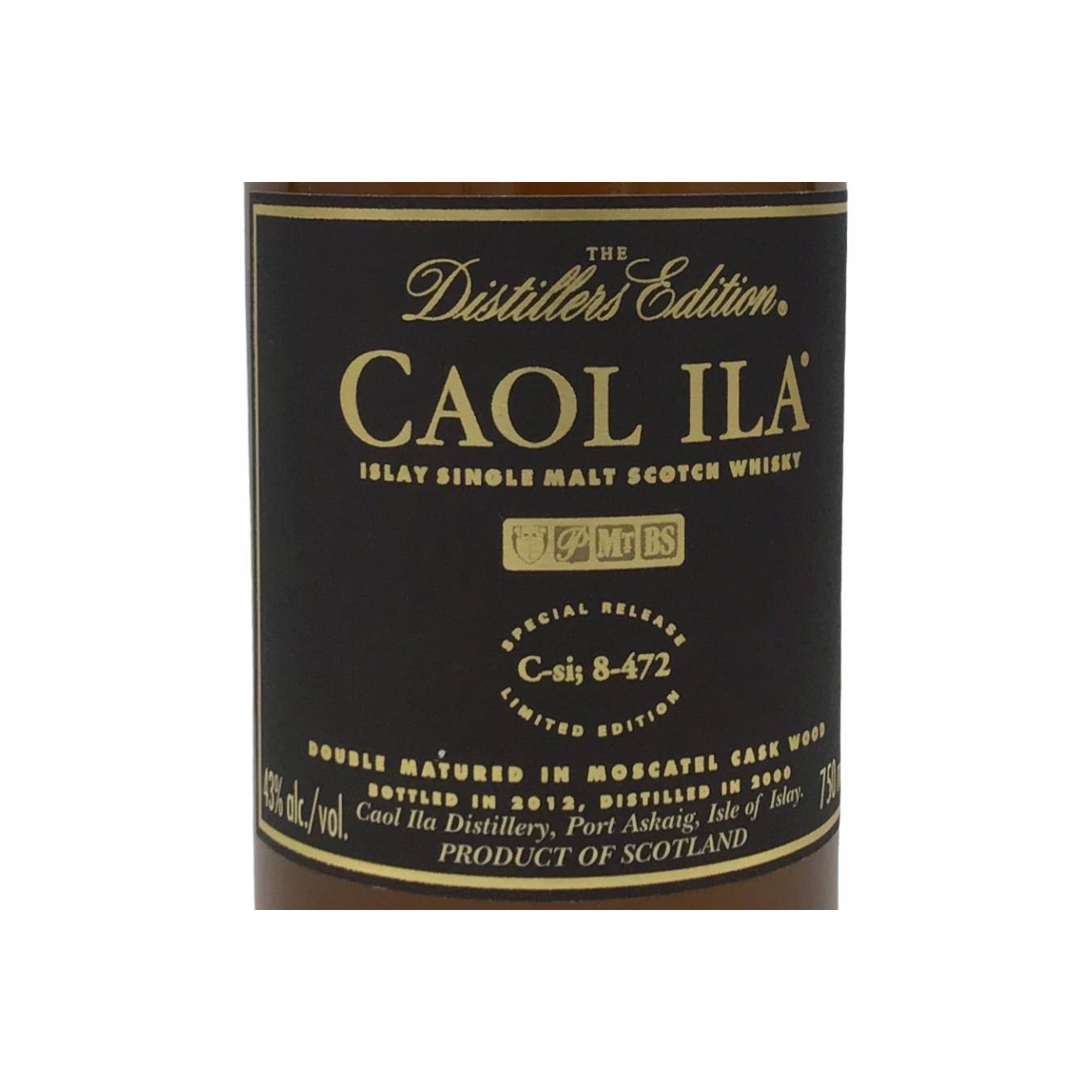 Caol Ila The Distillers Edition 2000 12 Years Single Malt Whisky 3