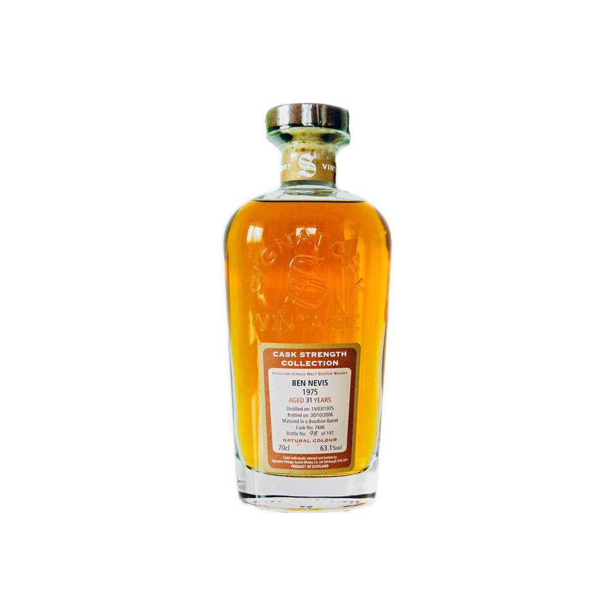 Ben Nevis Cask Strength Collection 1975 31 Years Single Malt Whisky