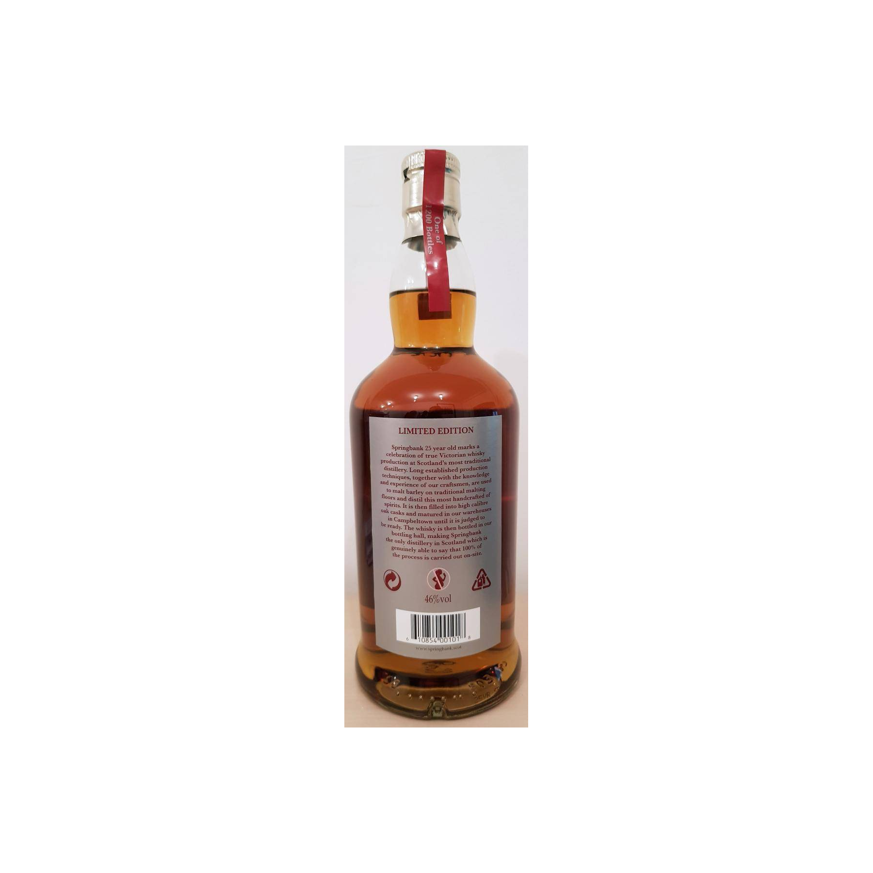 Springbank Limited Edition 25 Years Single Malt Whisky 2