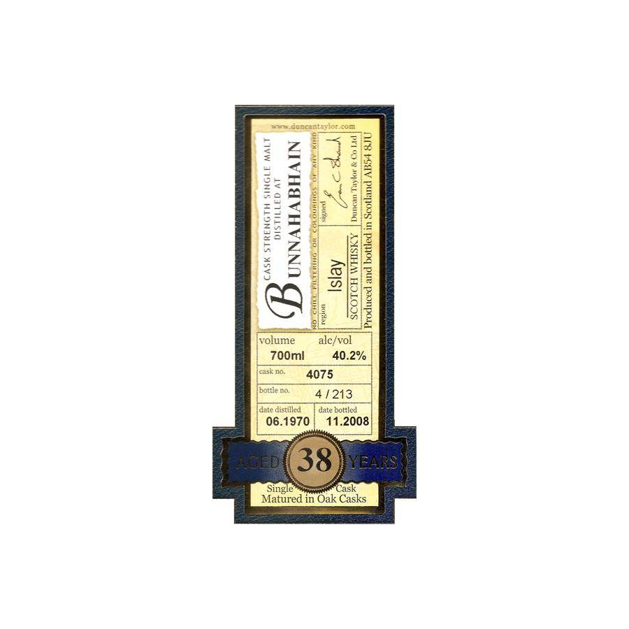 Bunnahabhain Rare Auld 1970 38 Years Single Malt Whisky 2