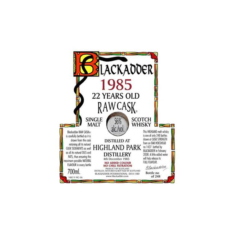 Highland Park Raw Cask 1985 22 Years Single Malt Whisky