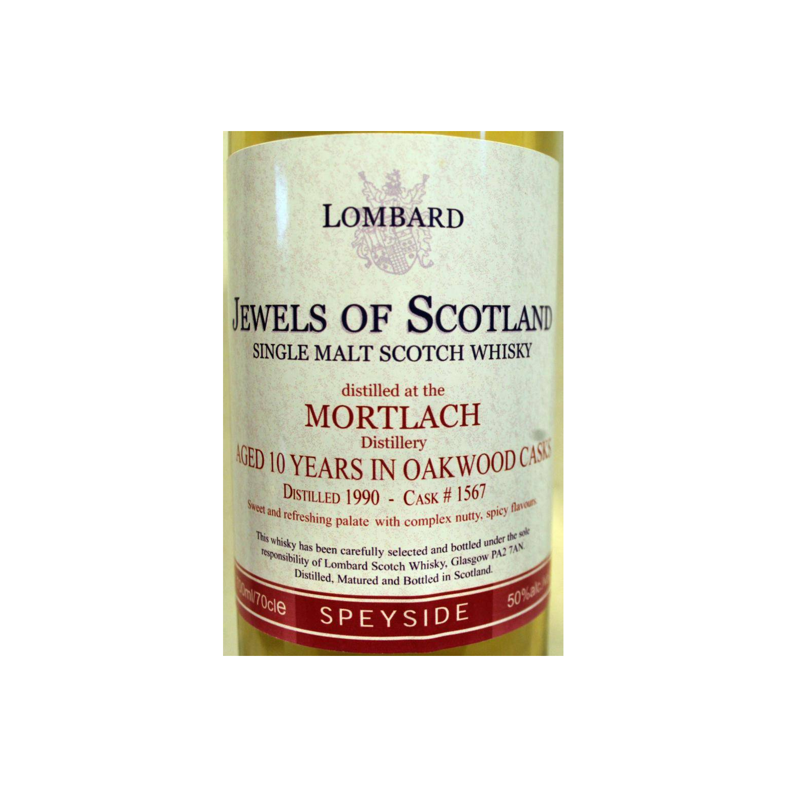 Mortlach 1990 10 Years Single Malt Whisky 2