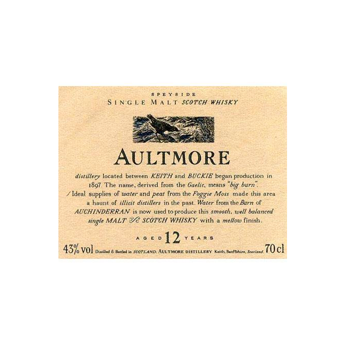 Aultmore 12 Years Single Malt Whisky 2