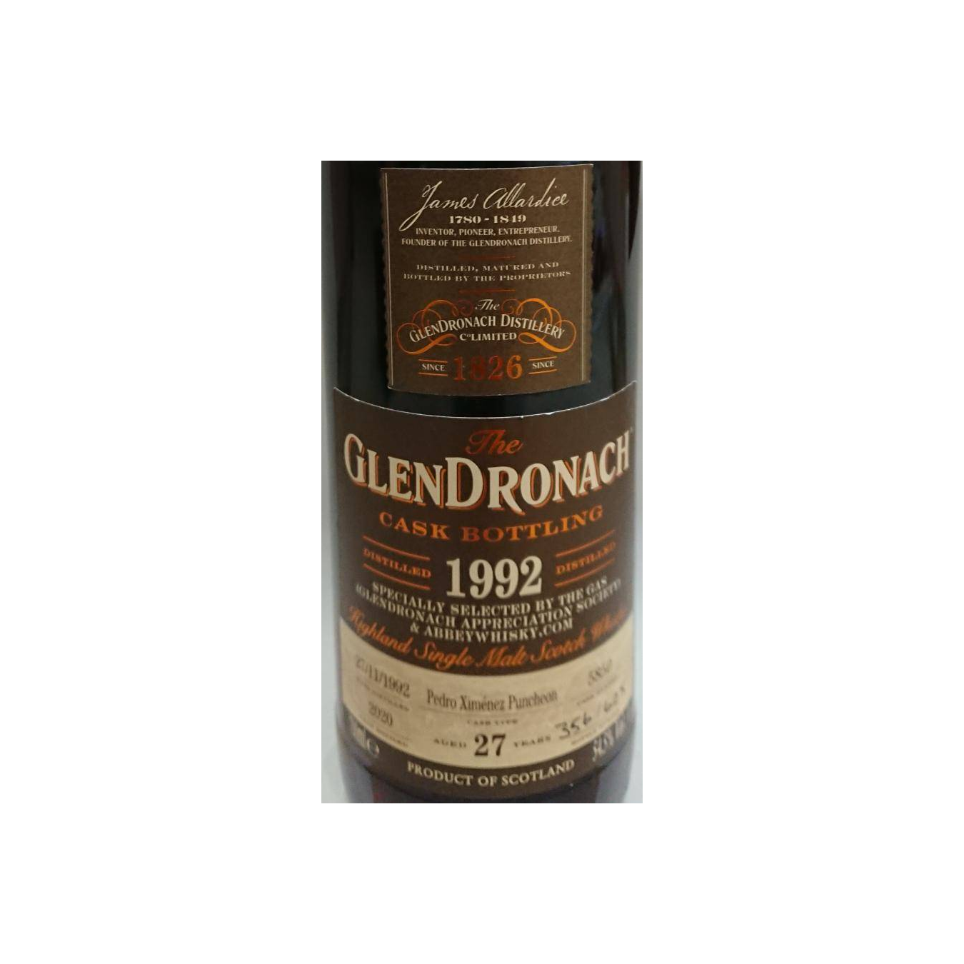 GlenDronach 1992 27 Years Single Malt Whisky 3