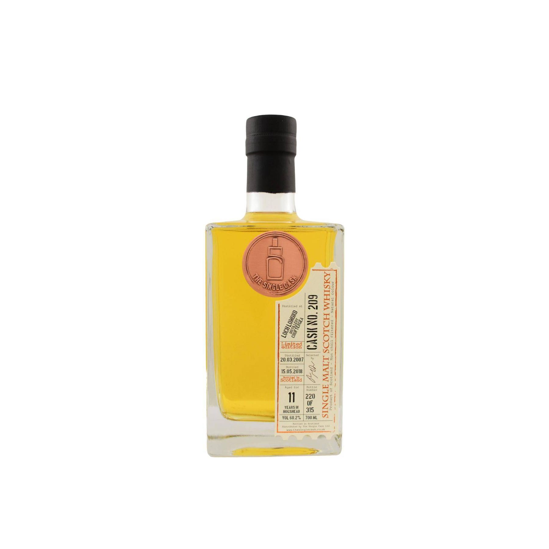 Loch Lomond 2007 11 Years Single Malt Whisky
