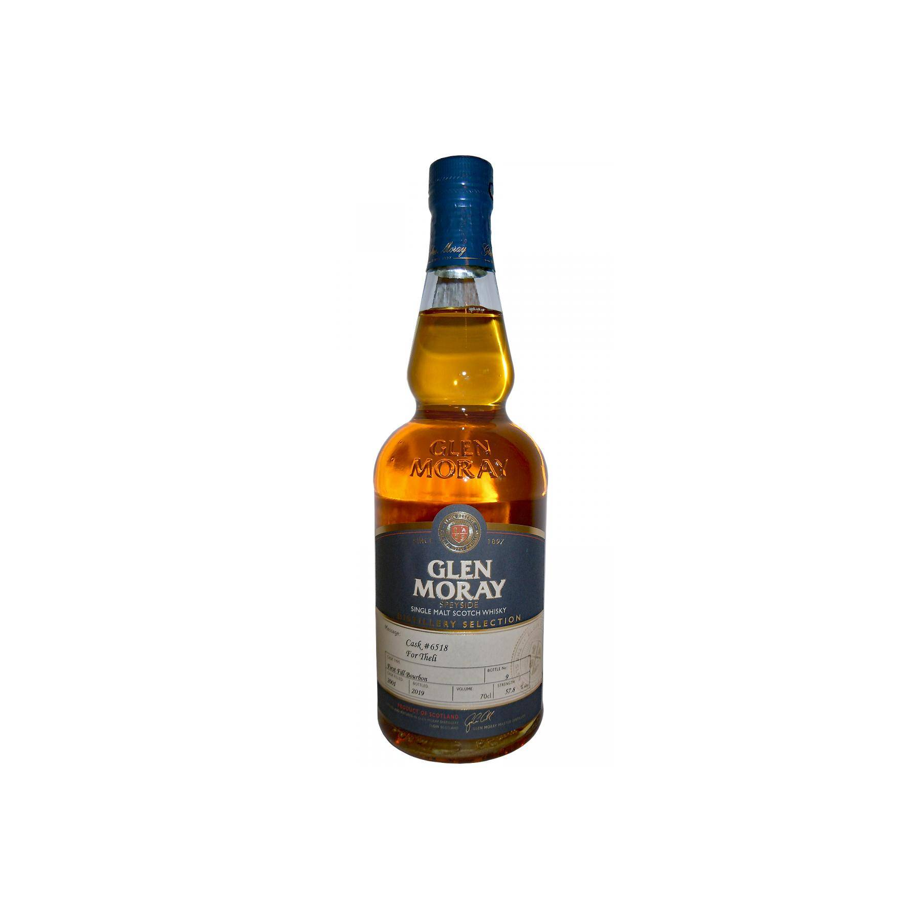 Glen Moray 2001 18 Years Single Malt Whisky