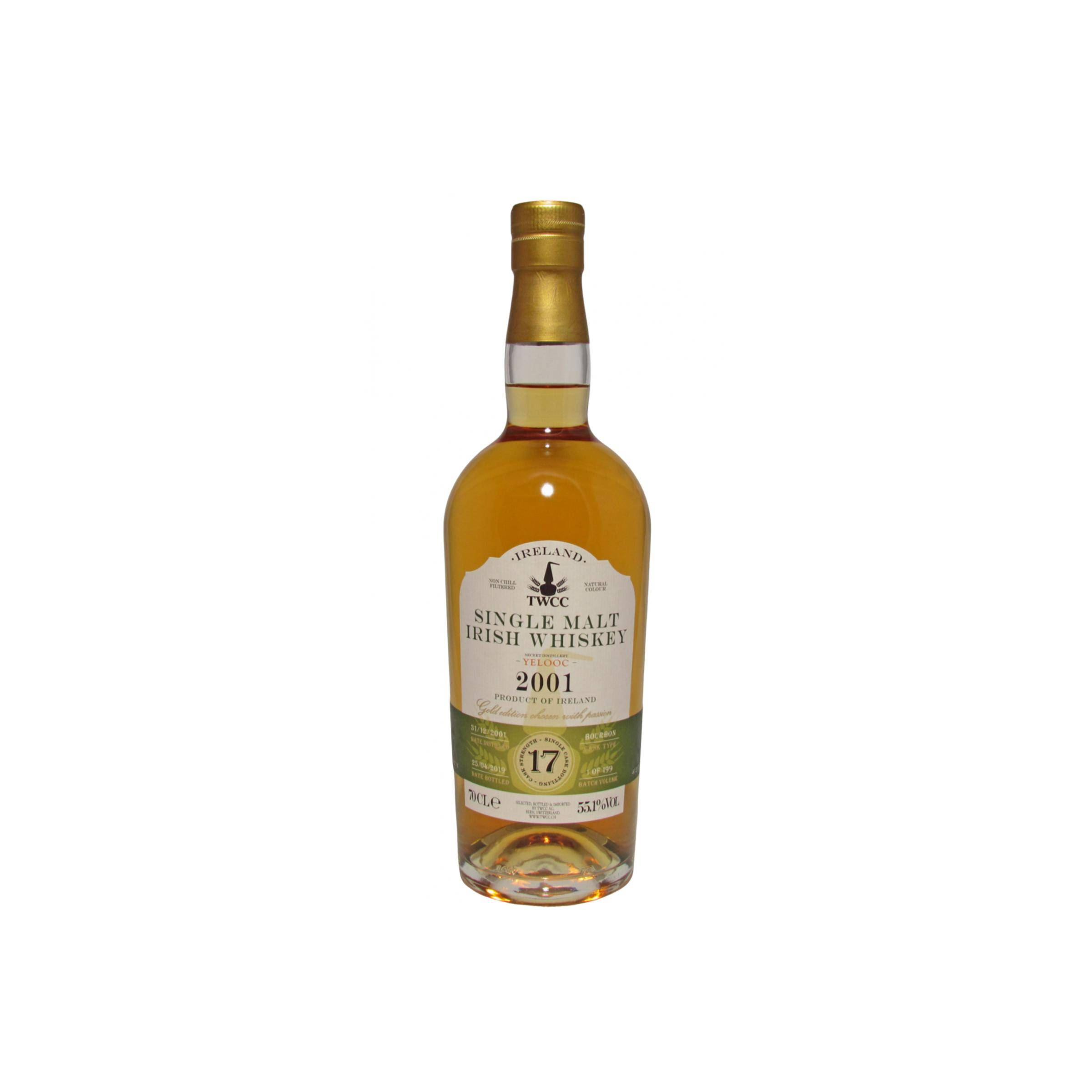 Single Malt Irish Whiskey 2001 - Yelooc TWCC