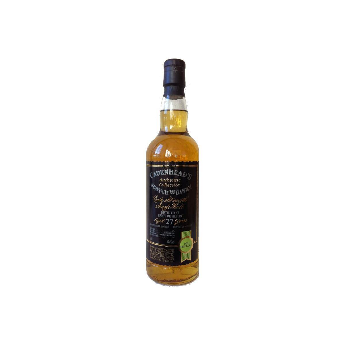 Banff Authentic Collection 1976 27 Years Single Malt Whisky