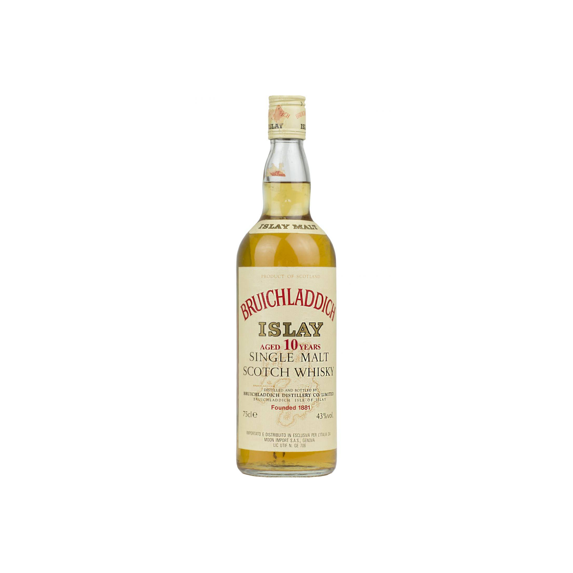 Bruichladdich 10 Years Single Malt Whisky