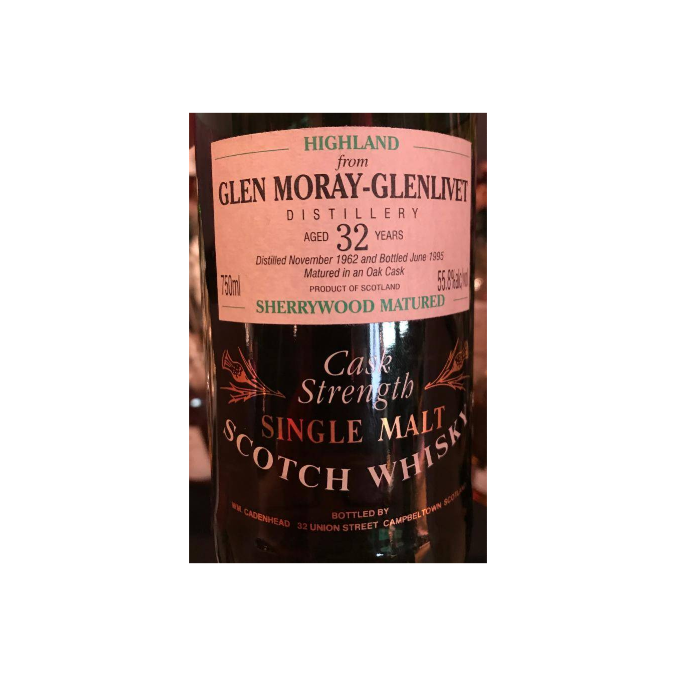 Glen Moray Authentic Collection 1962 32 Years Single Malt Whisky