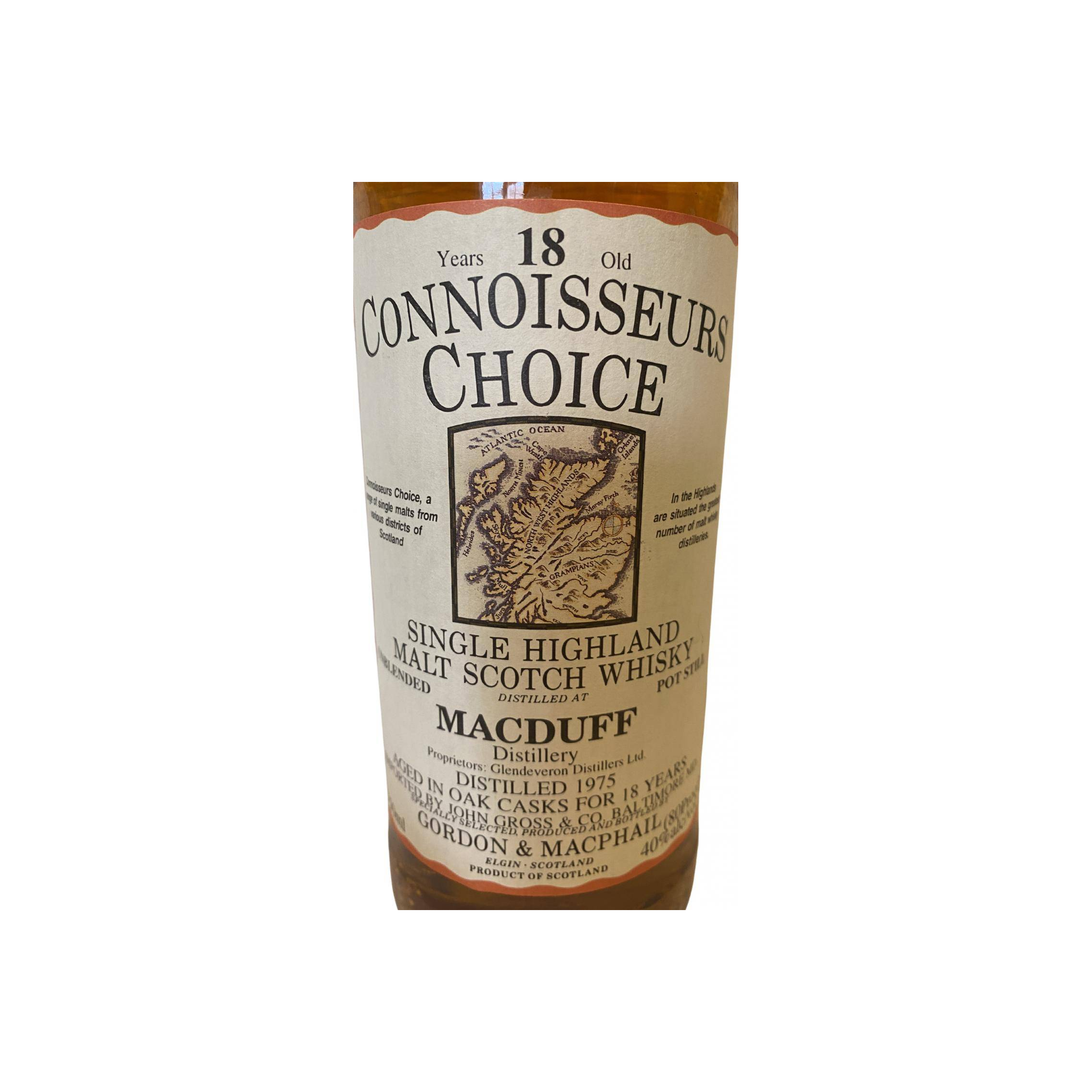 Macduff Connoisseurs Choice 1975 18 Years Single Malt Whisky 2