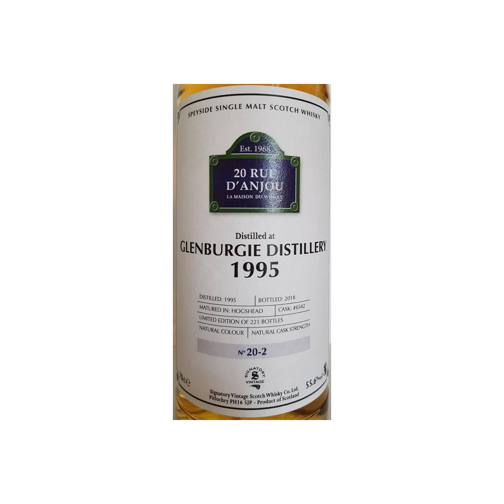 Glenburgie 1995 23 Years Single Malt Whisky 2
