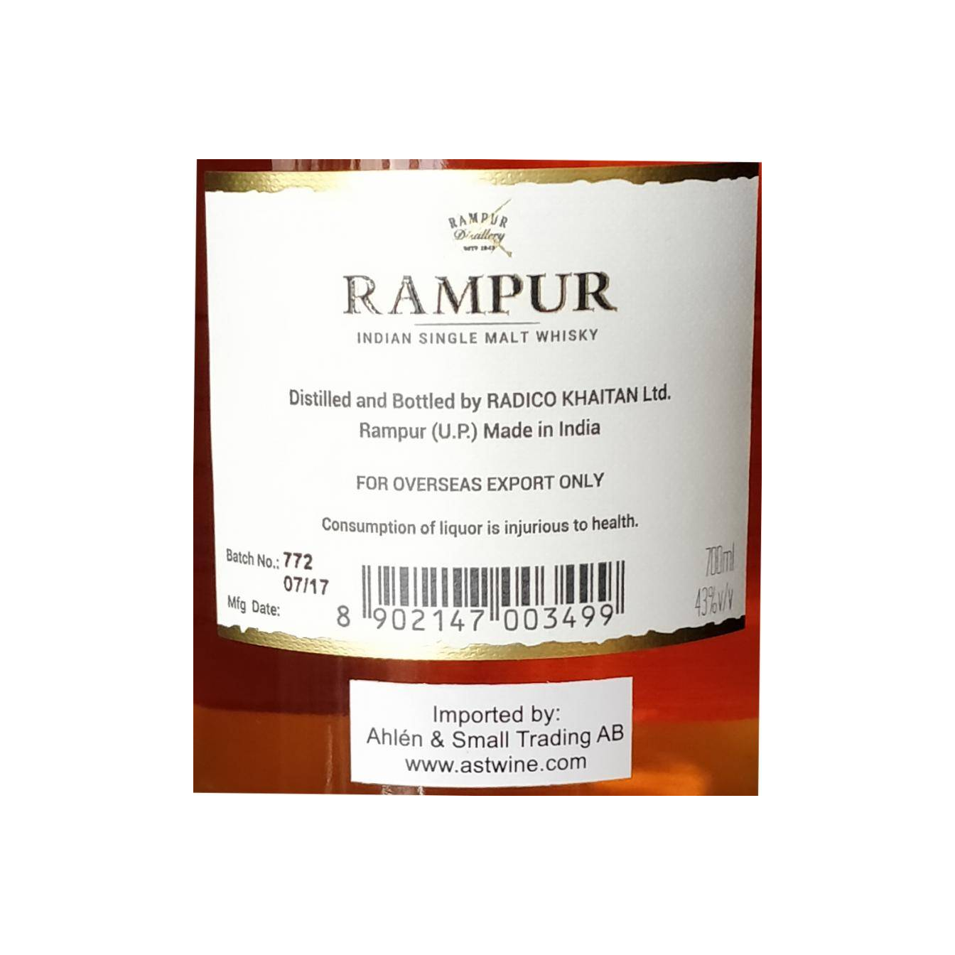 Rampur Vintage Select Casks 3