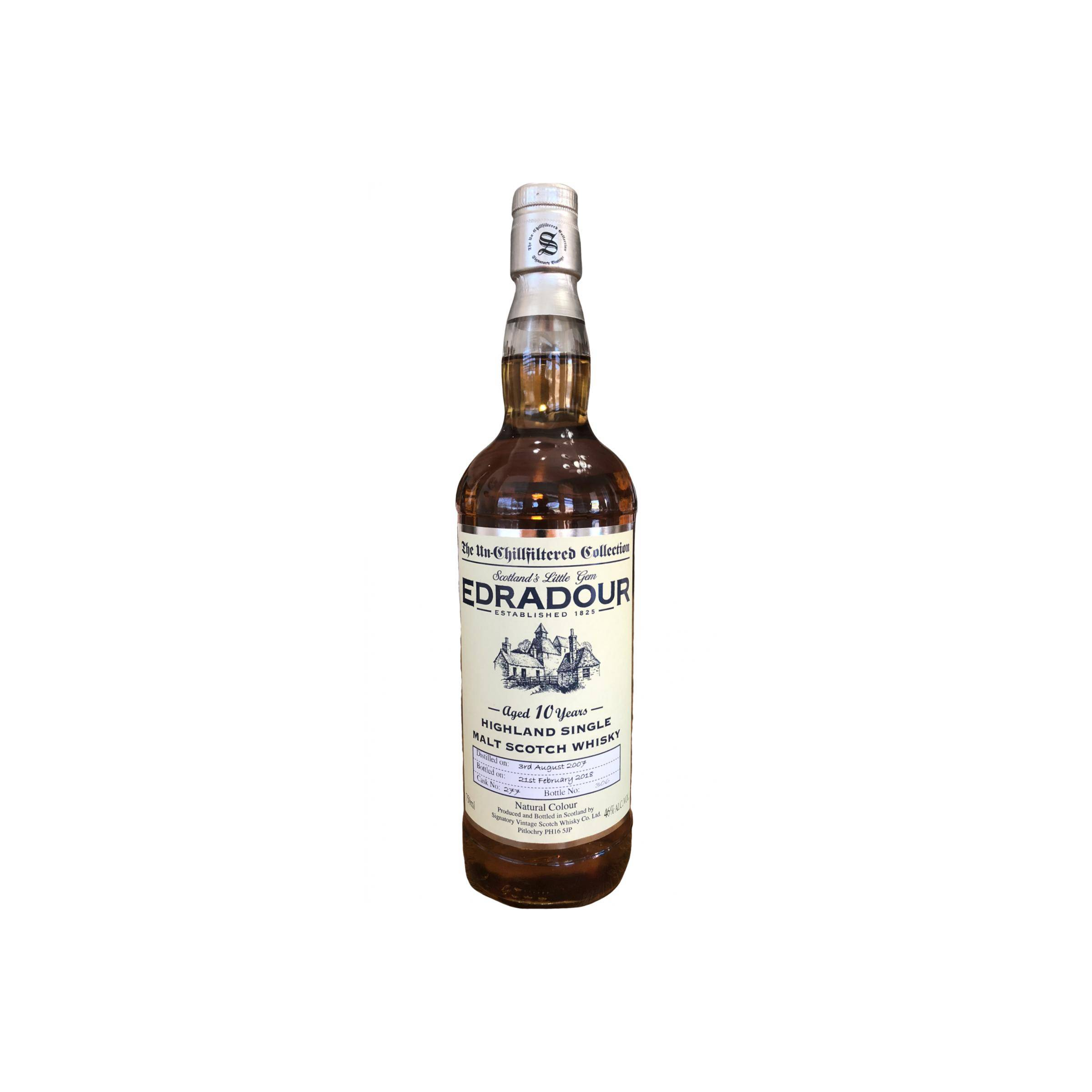 Edradour The Un-Chillfiltered Collection 2007 10 Years Single Malt Whisky