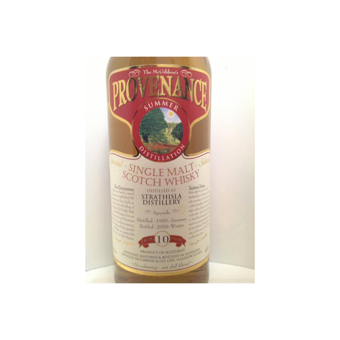 Strathisla McGibbon's Provenance 1990 10 Years Single Malt Whisky 3