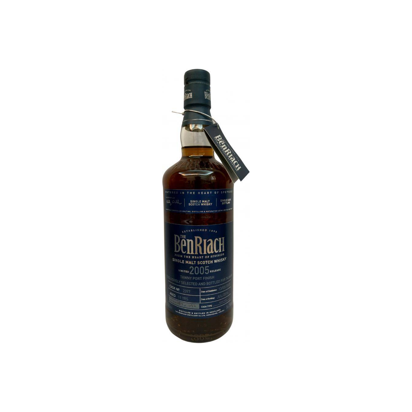 BenRiach Individual Cask Bottling 2005 11 Years Single Malt Whisky