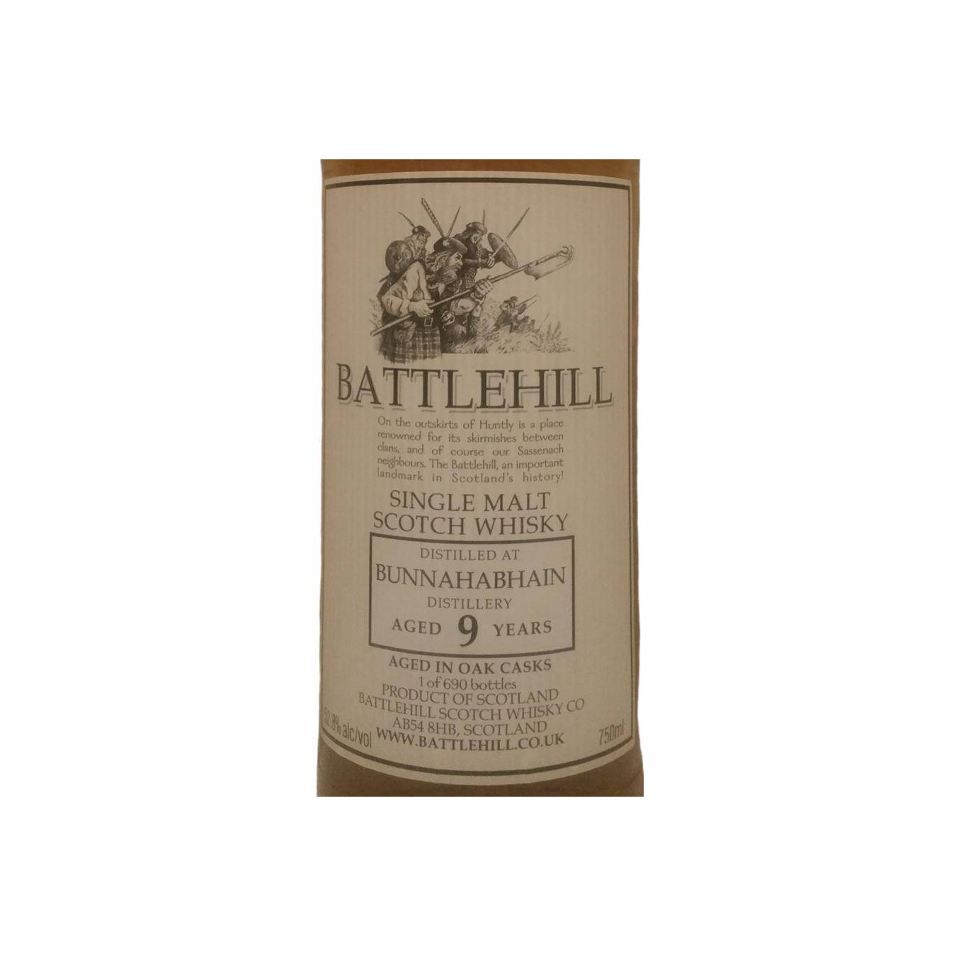Bunnahabhain 9 Years Single Malt Whisky