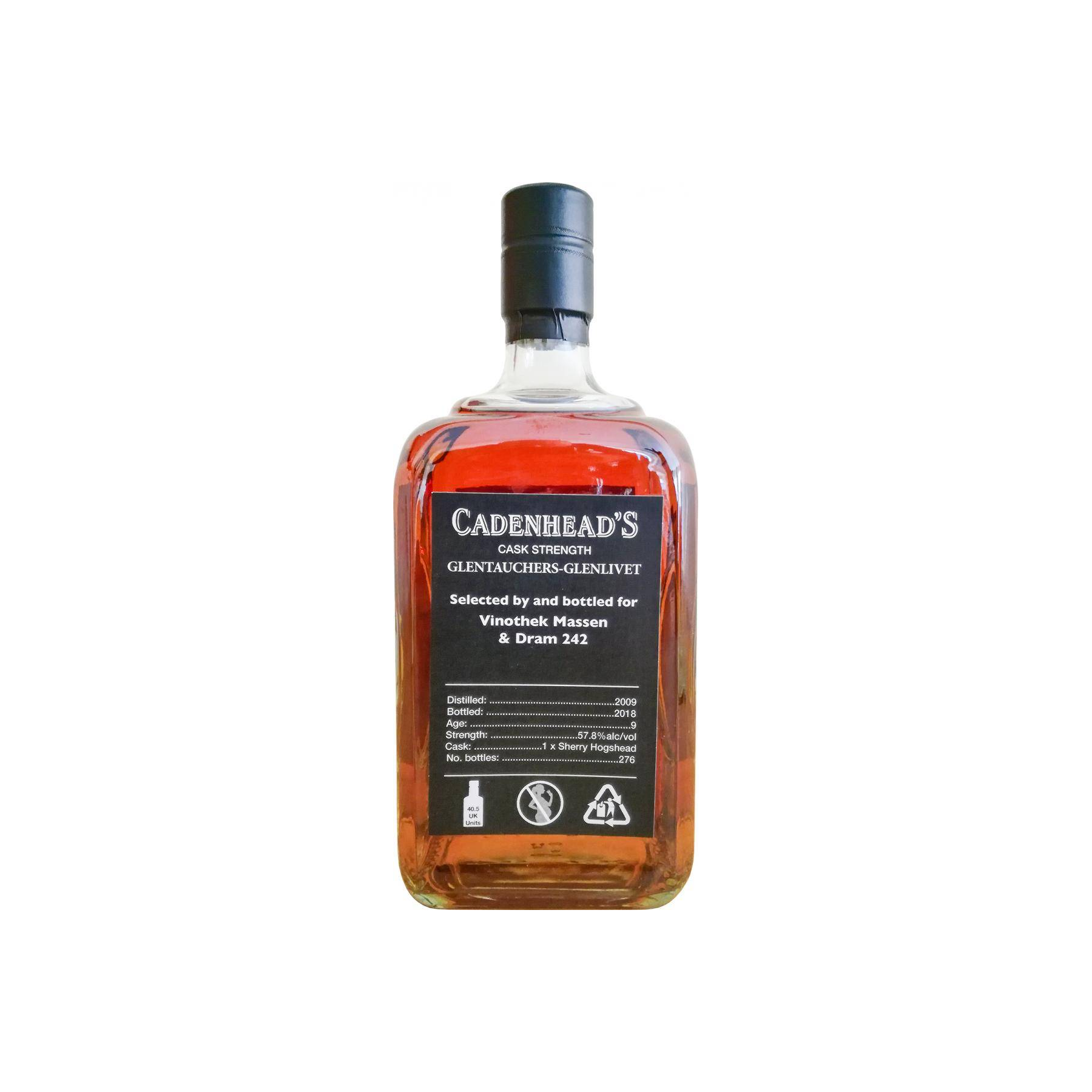 Glentauchers Single Cask 2009 9 Years Single Malt Whisky 2