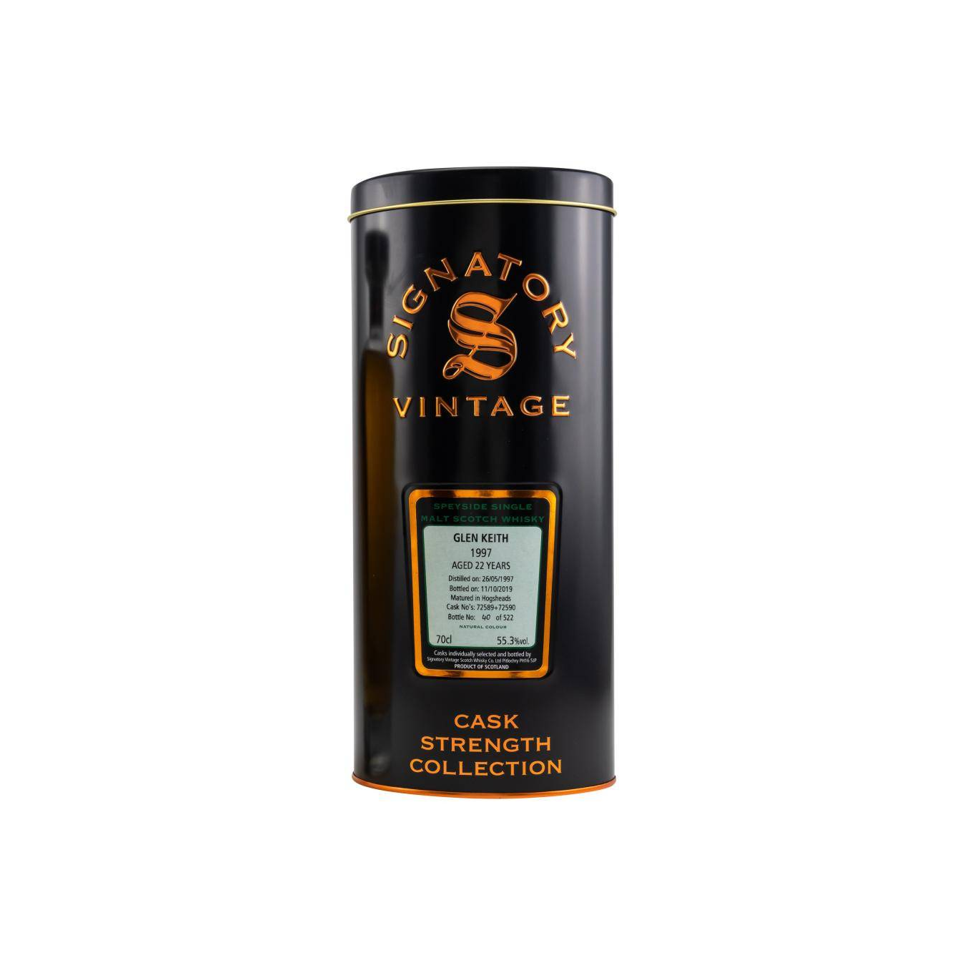 Glen Keith Cask Strength Collection 1997 22 Years Single Malt Whisky 2