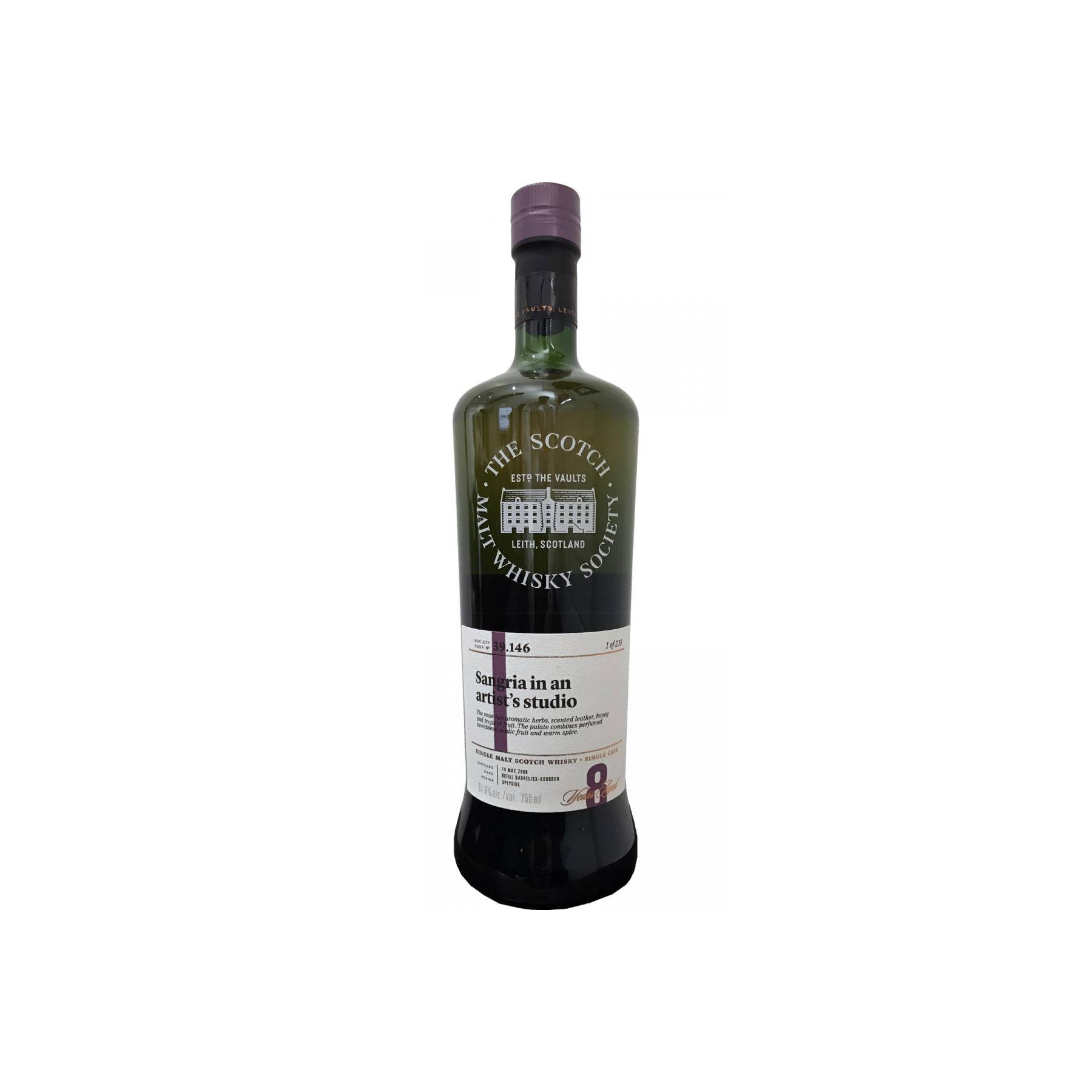 The Scotch Malt Whisky Society 2008 8 Years Single Malt Whisky
