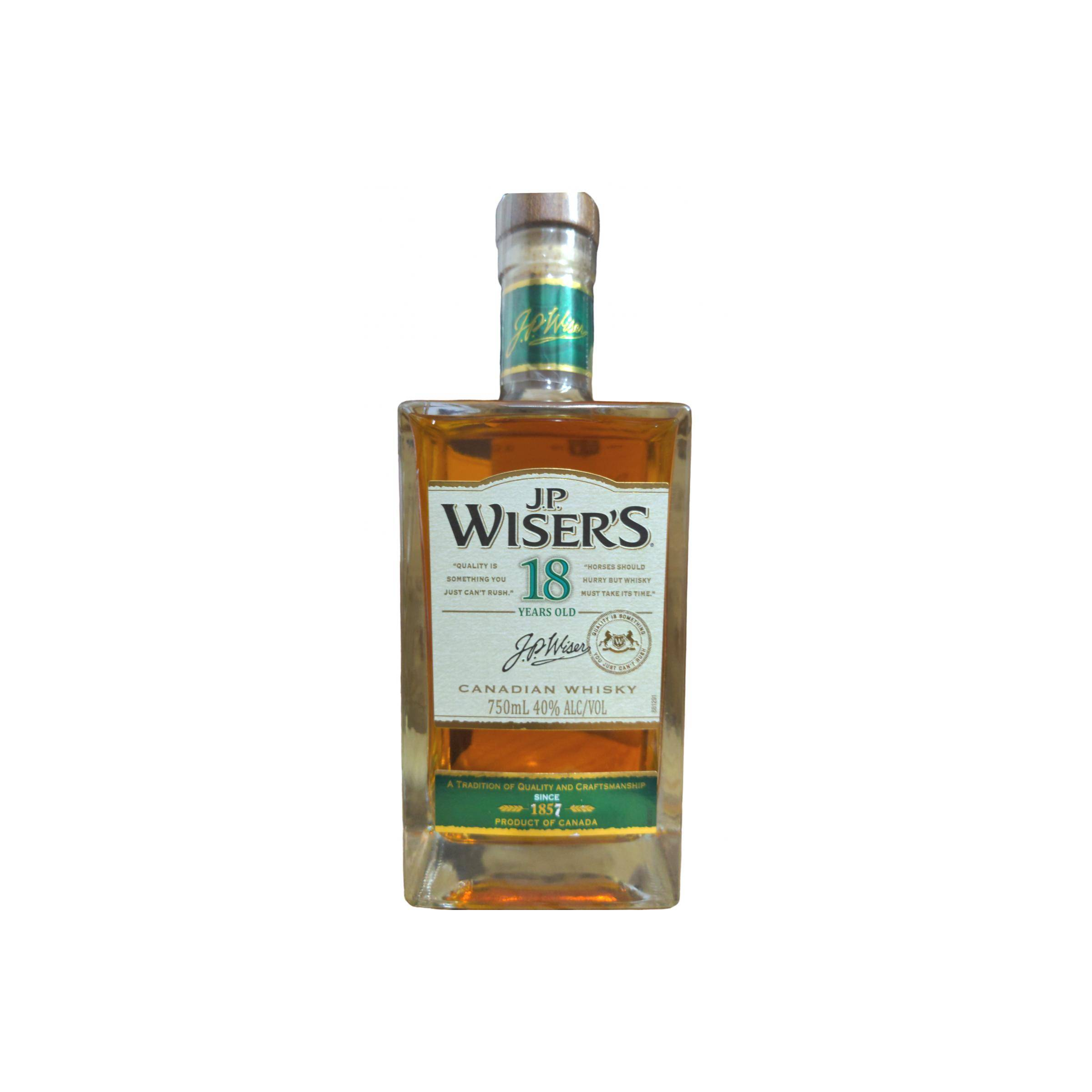 J.P. Wiser's 18 Years Canadian Whisky