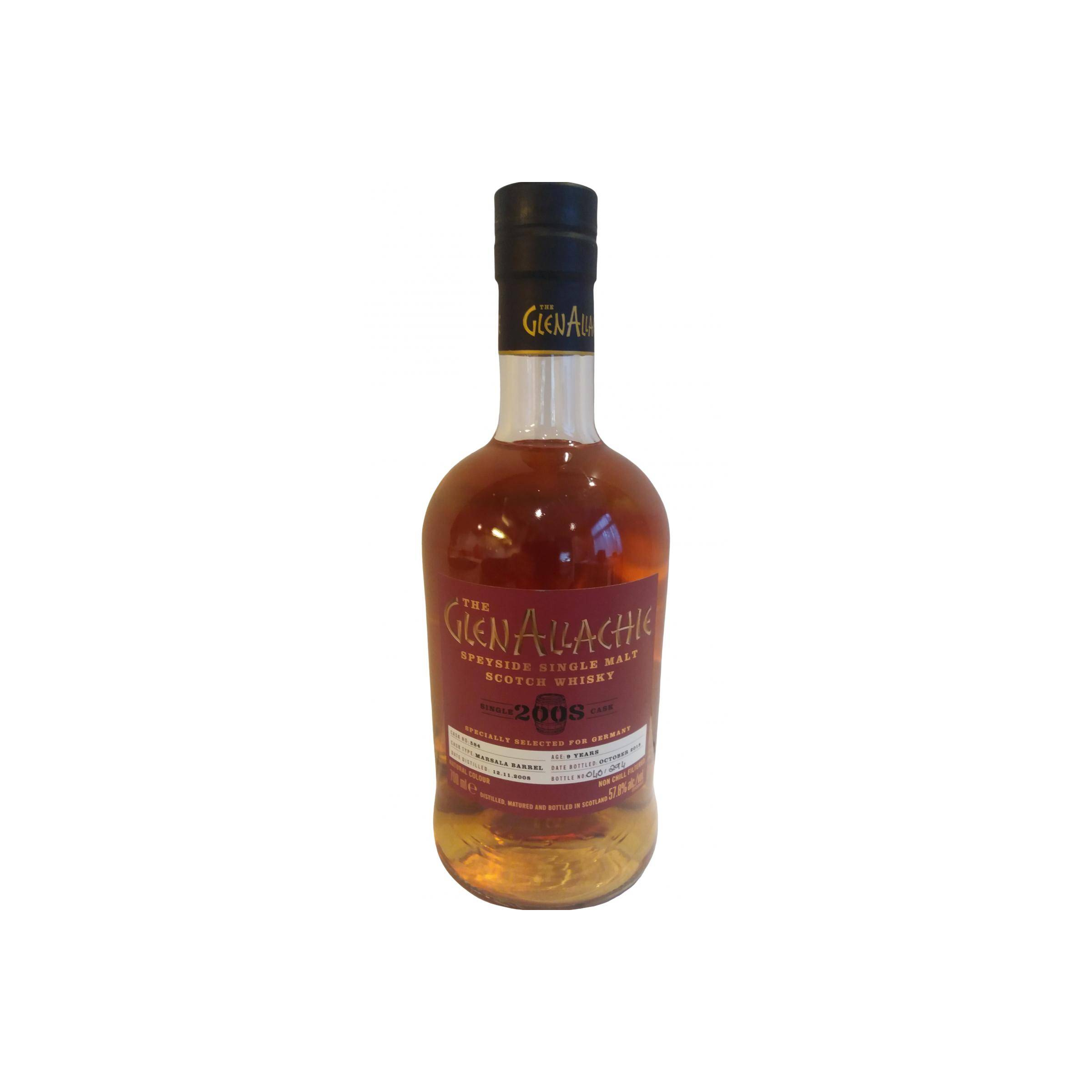 The GlenAllachie Single Cask 2008 9 Years Single Malt Whisky