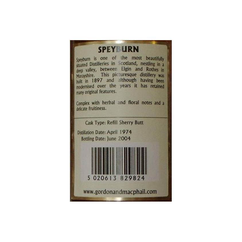 Spey Connoisseurs Choice 1974 30 Years Single Malt Whisky 2