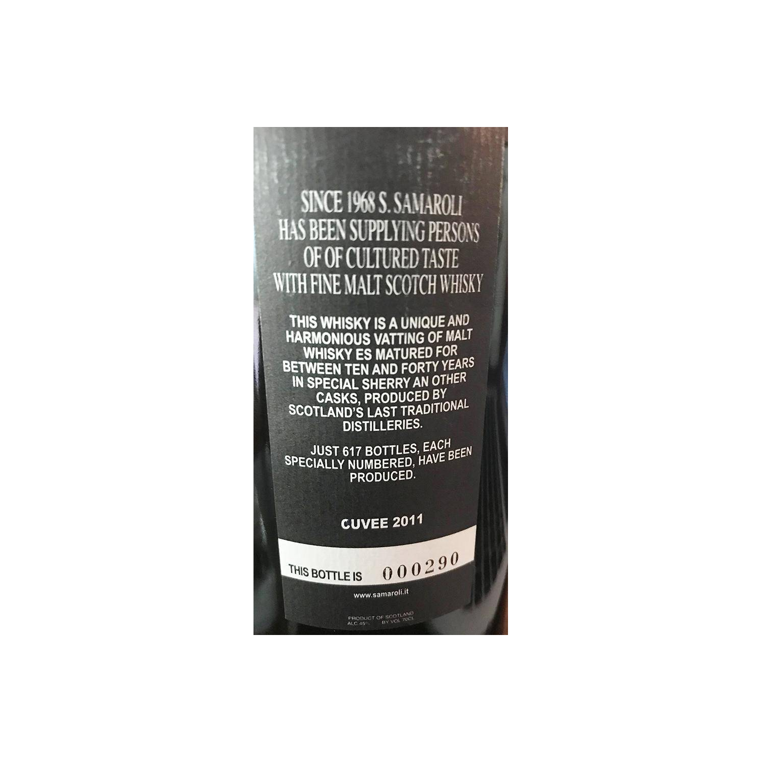 Samaroli Blended Malt Whisky