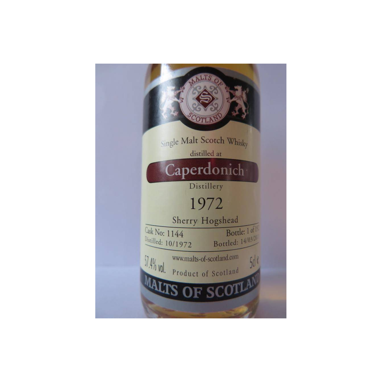 Caperdonich Miniature 1972 38 Years Single Malt Whisky 3