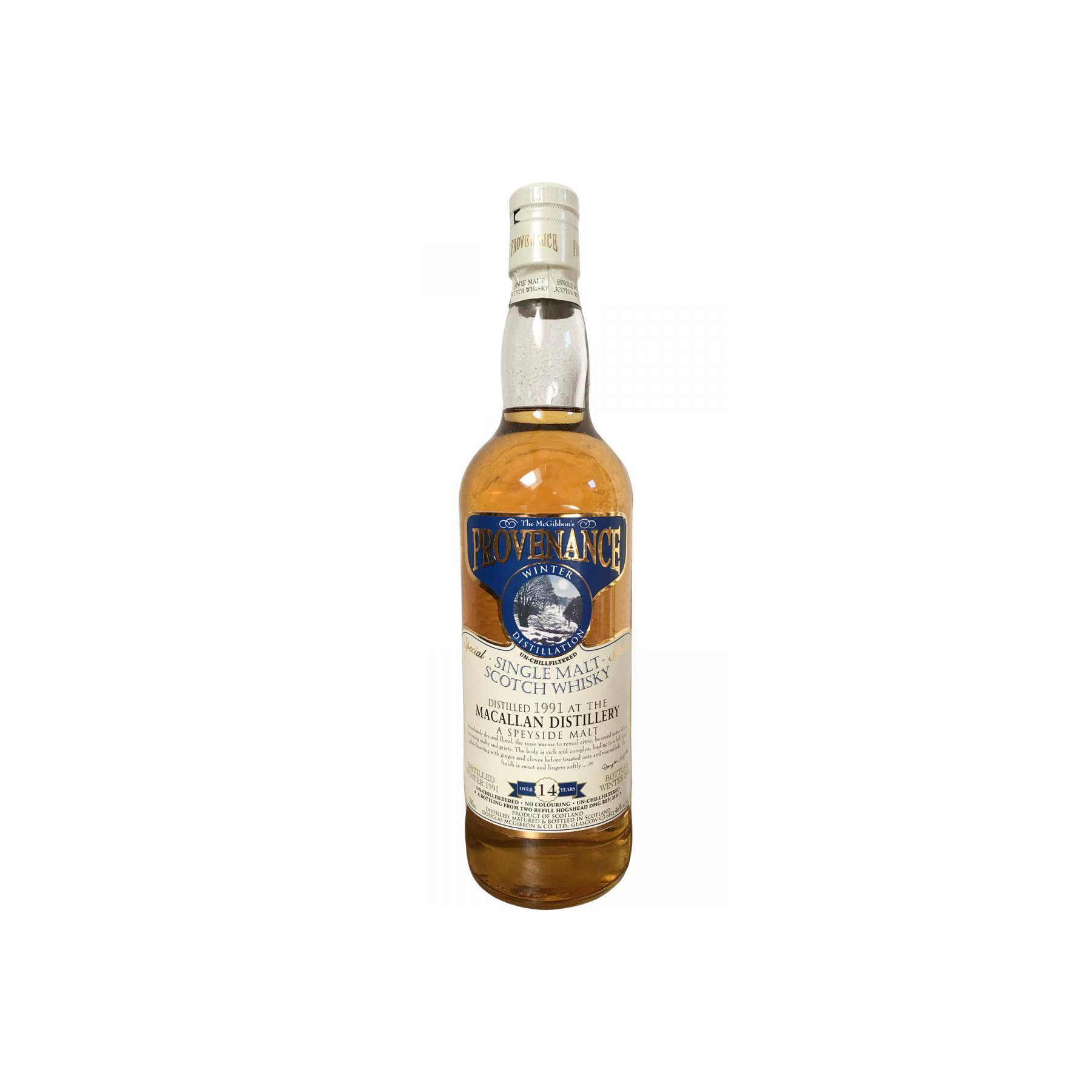 The Macallan McGibbon's Provenance 1991 14 Years Single Malt Whisky