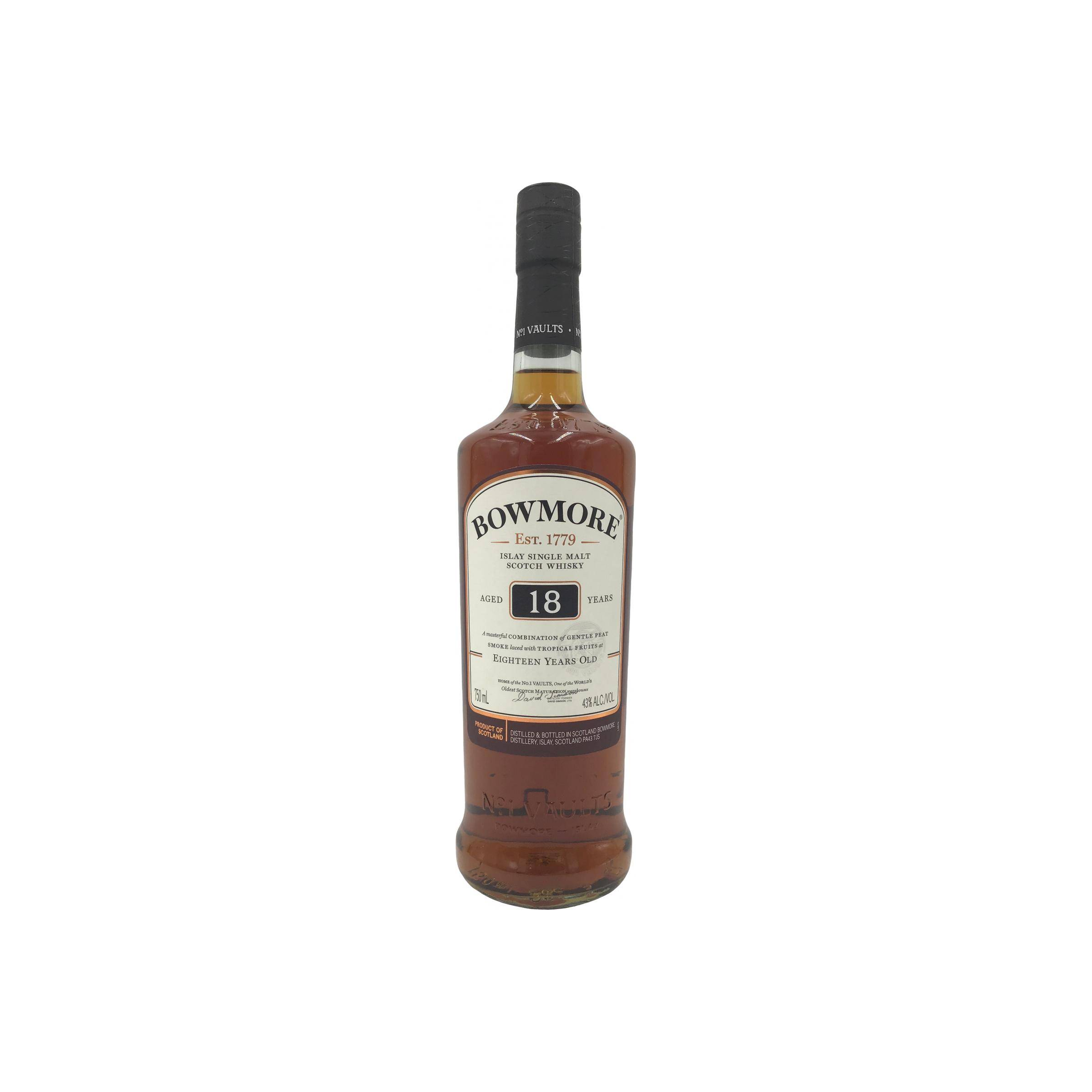 Bowmore 18 Years Single Malt Whisky
