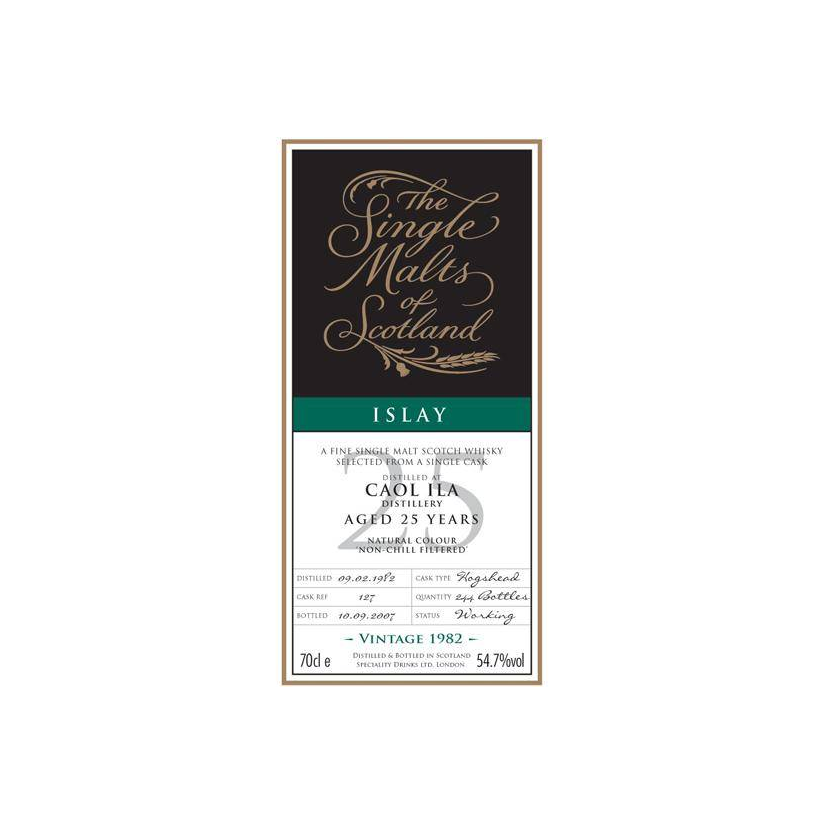 Caol Ila The Single Malts of Scotland 1982 25 Years Single Malt Whisky 2