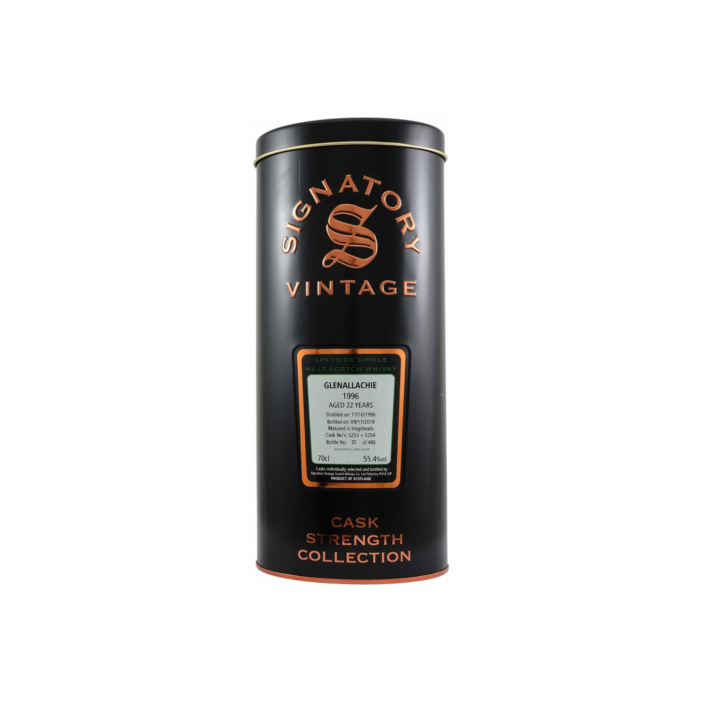 The GlenAllachie Cask Strength Collection 1996 22 Years Single Malt Whisky 2
