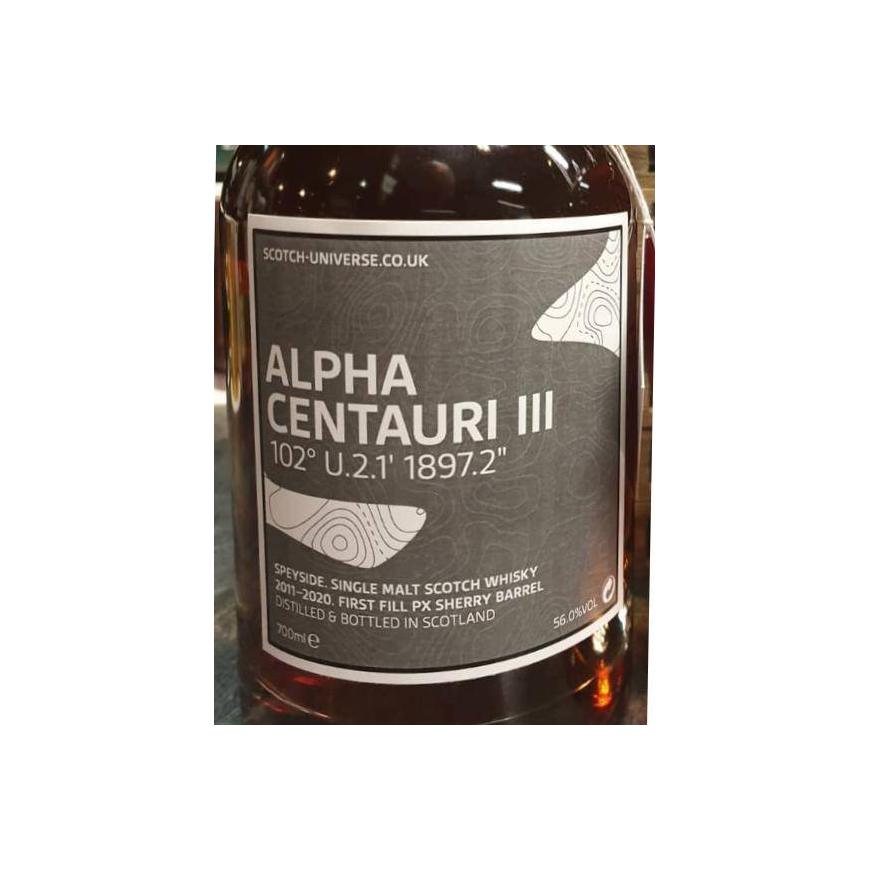 Scotch Universe Alpha Centauri III - 102° U.2.1' 1897.2" 2