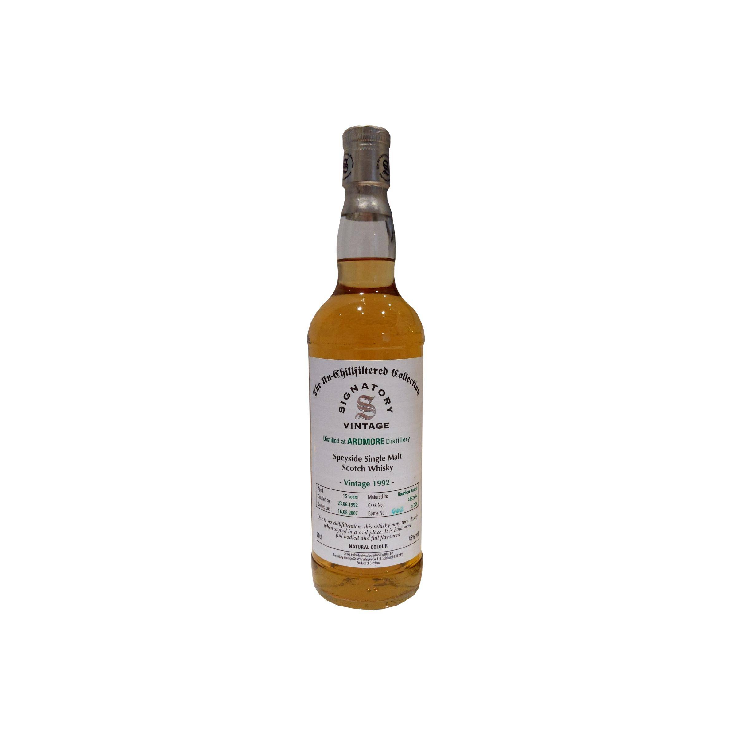 Ardmore The Un-Chillfiltered Collection 1992 15 Years Single Malt Whisky