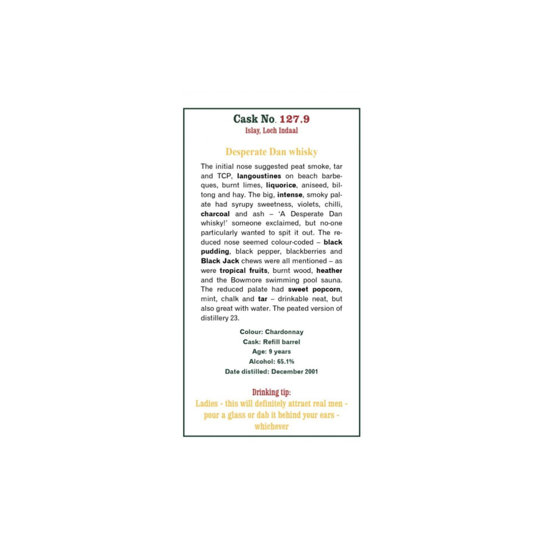 The Scotch Malt Whisky Society 2001 9 Years Single Malt Whisky