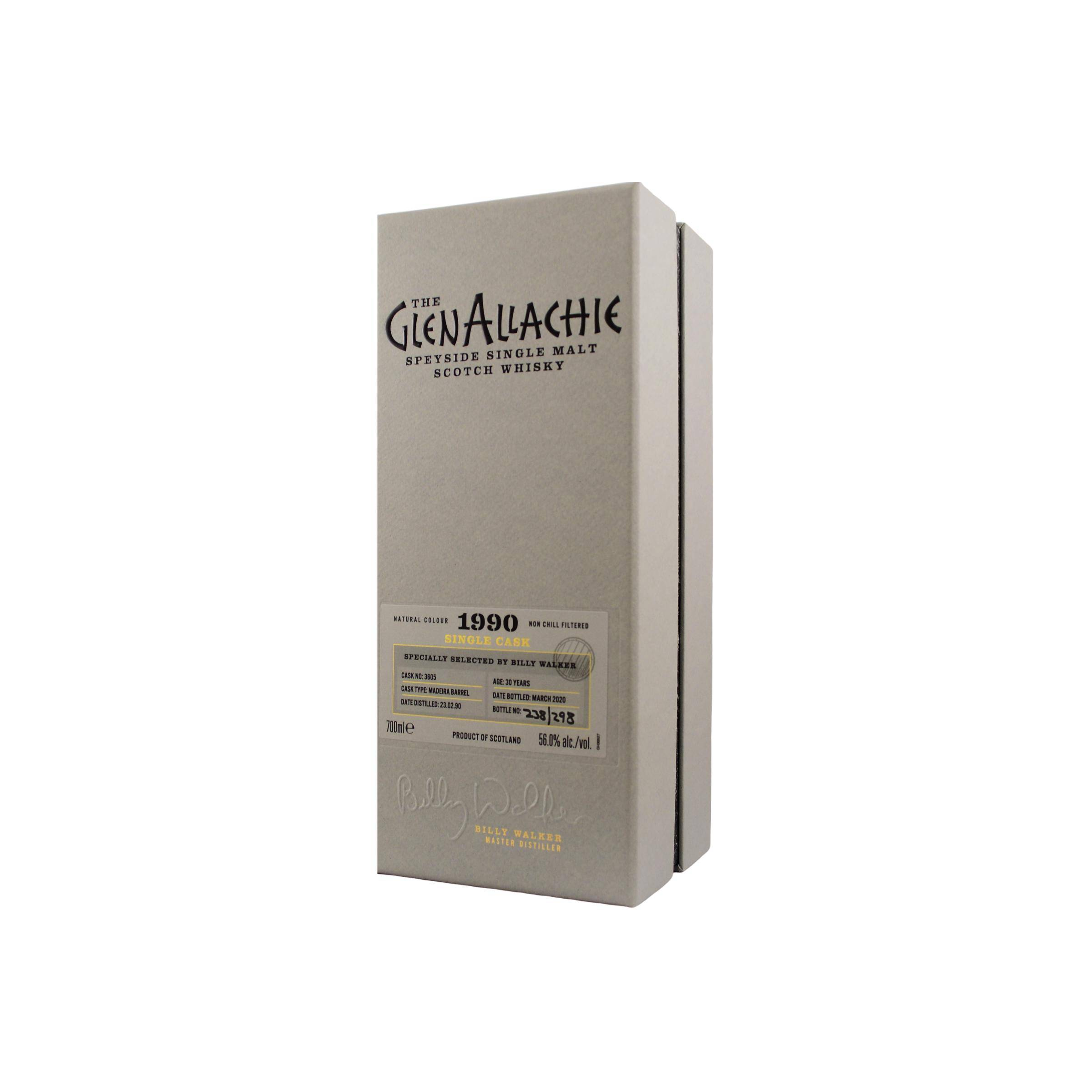 The GlenAllachie Single Cask 1990 30 Years Single Malt Whisky 3